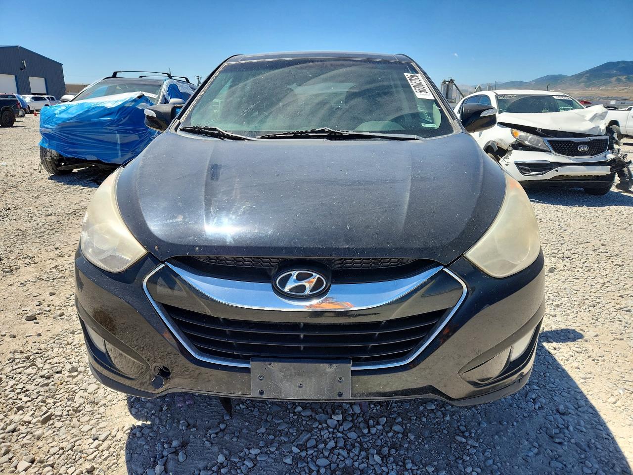 2013 Hyundai Tucson Limited Black vin: KM8JUCAC7DU581428