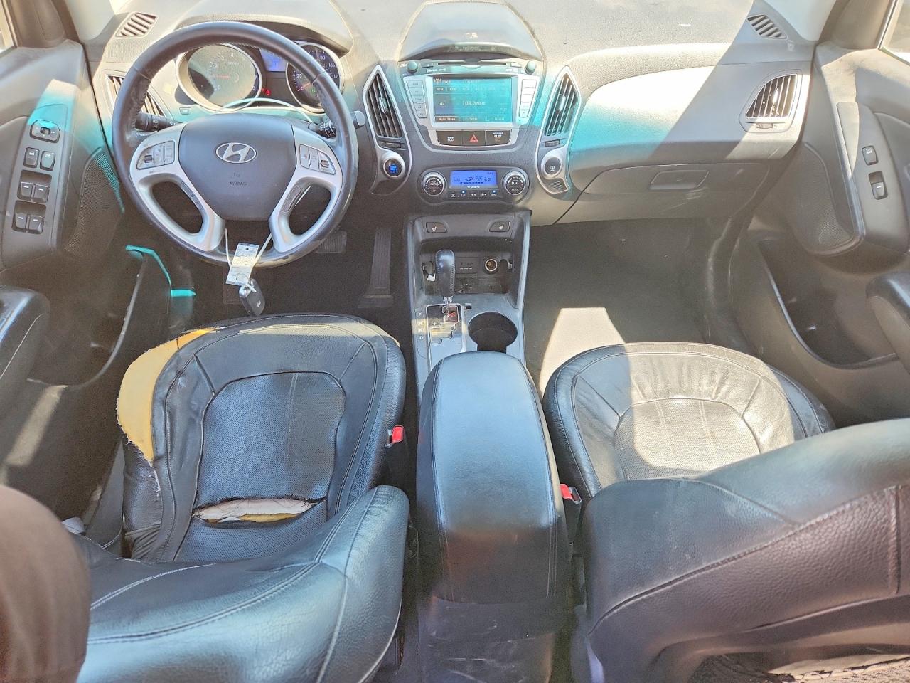 2013 Hyundai Tucson Limited Black vin: KM8JUCAC7DU581428