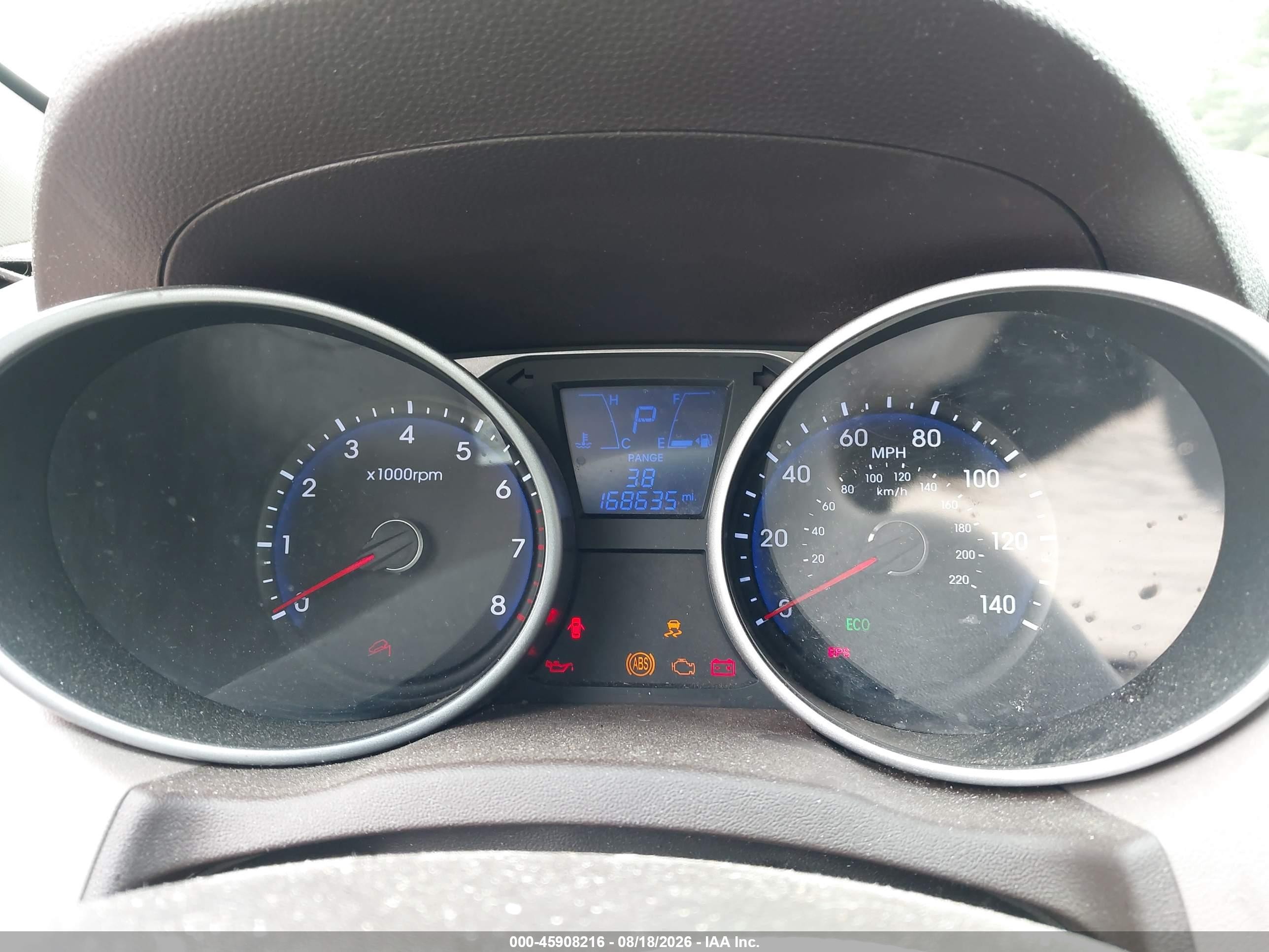 2013 Hyundai Tucson Gls Black vin: KM8JUCAC7DU583003