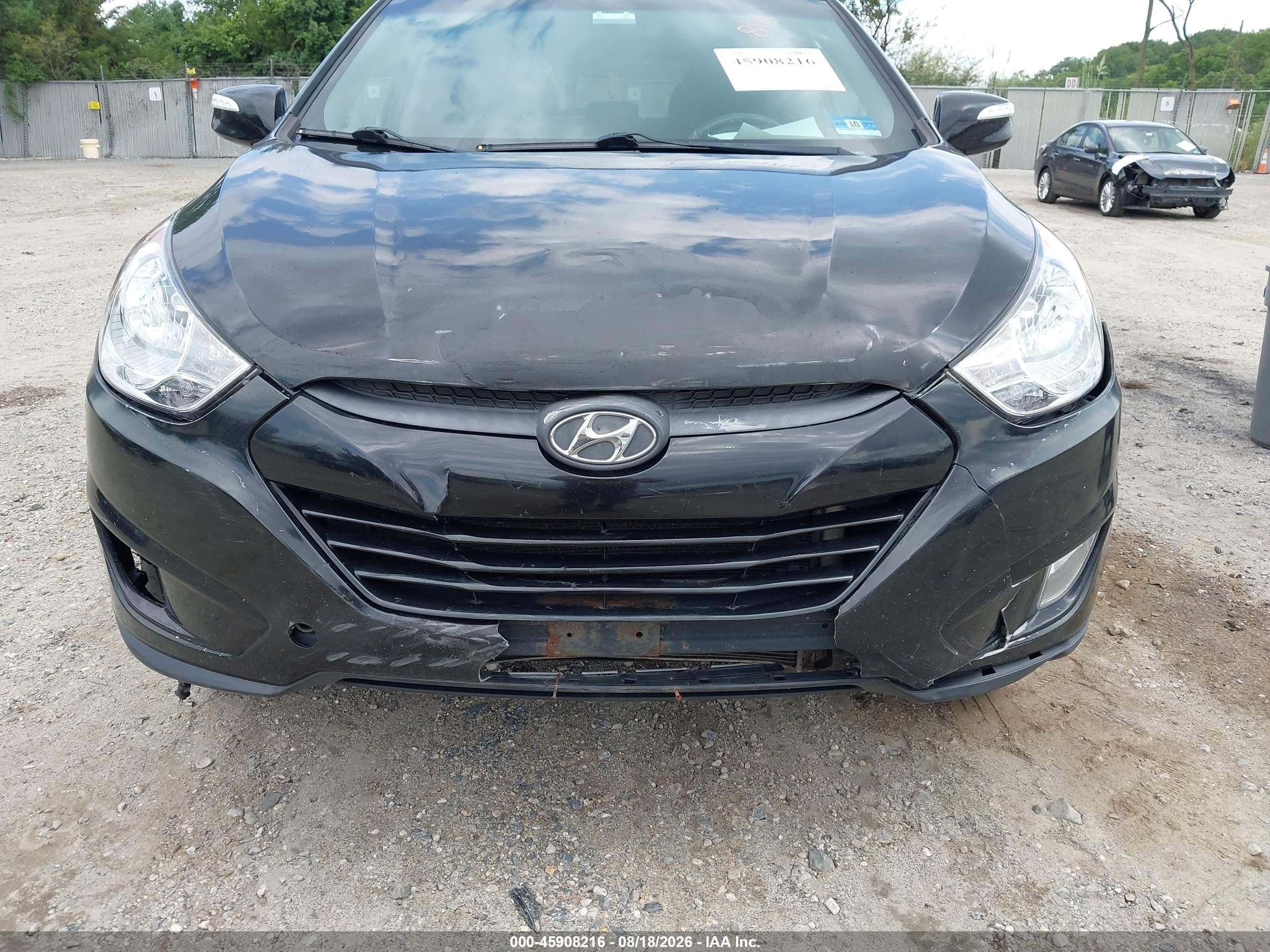 2013 Hyundai Tucson Gls Black vin: KM8JUCAC7DU583003