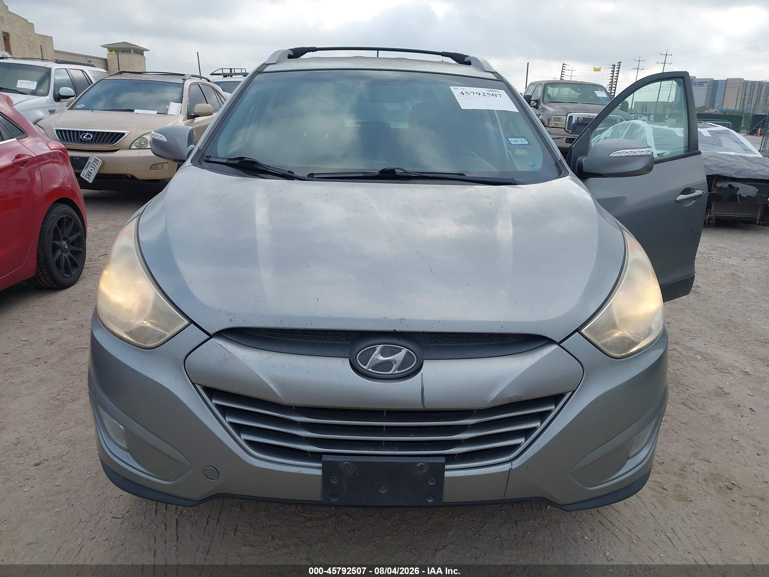 2013 Hyundai Tucson Gls Gray vin: KM8JUCAC7DU599959