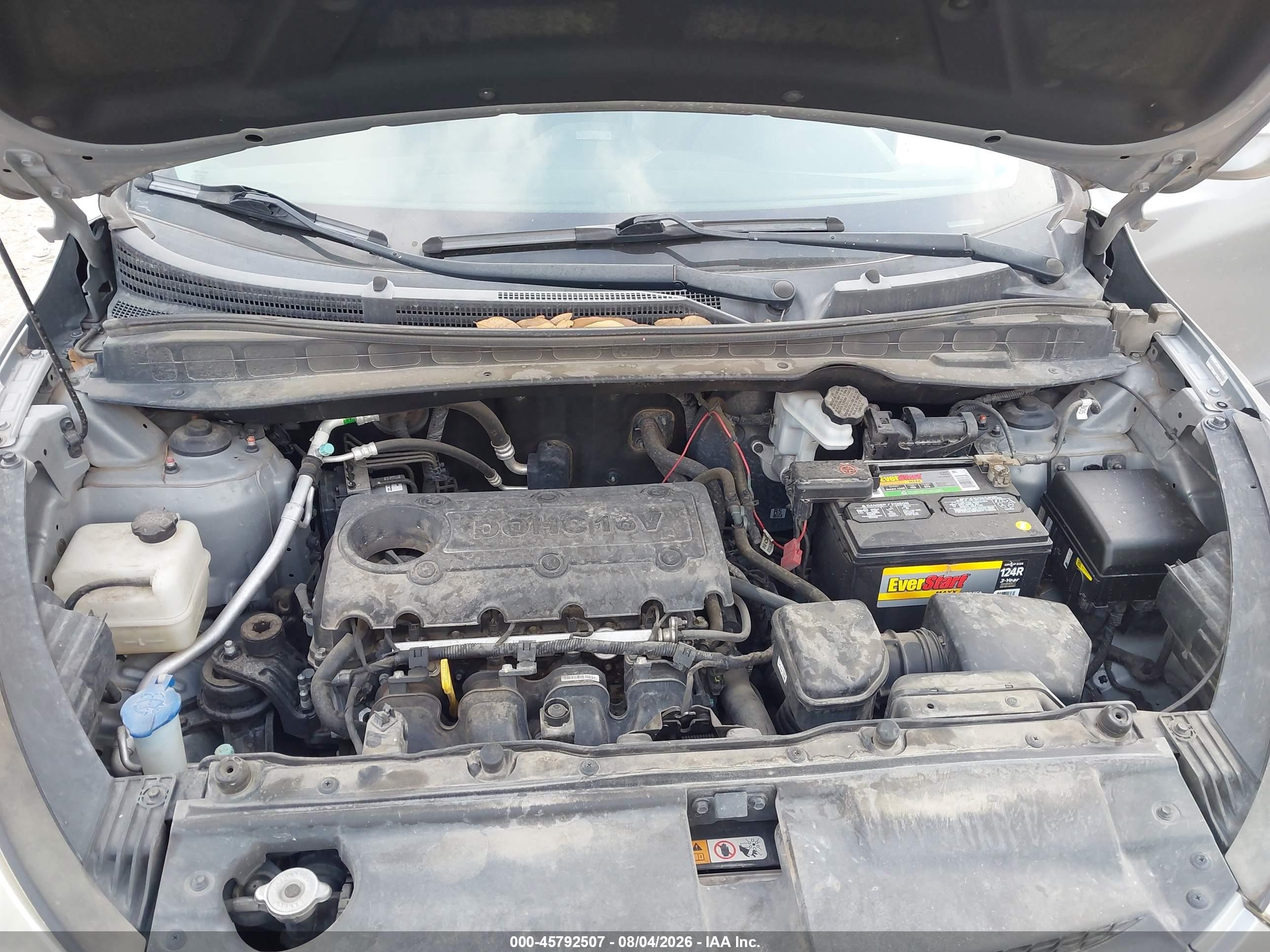 2013 Hyundai Tucson Gls Gray vin: KM8JUCAC7DU599959