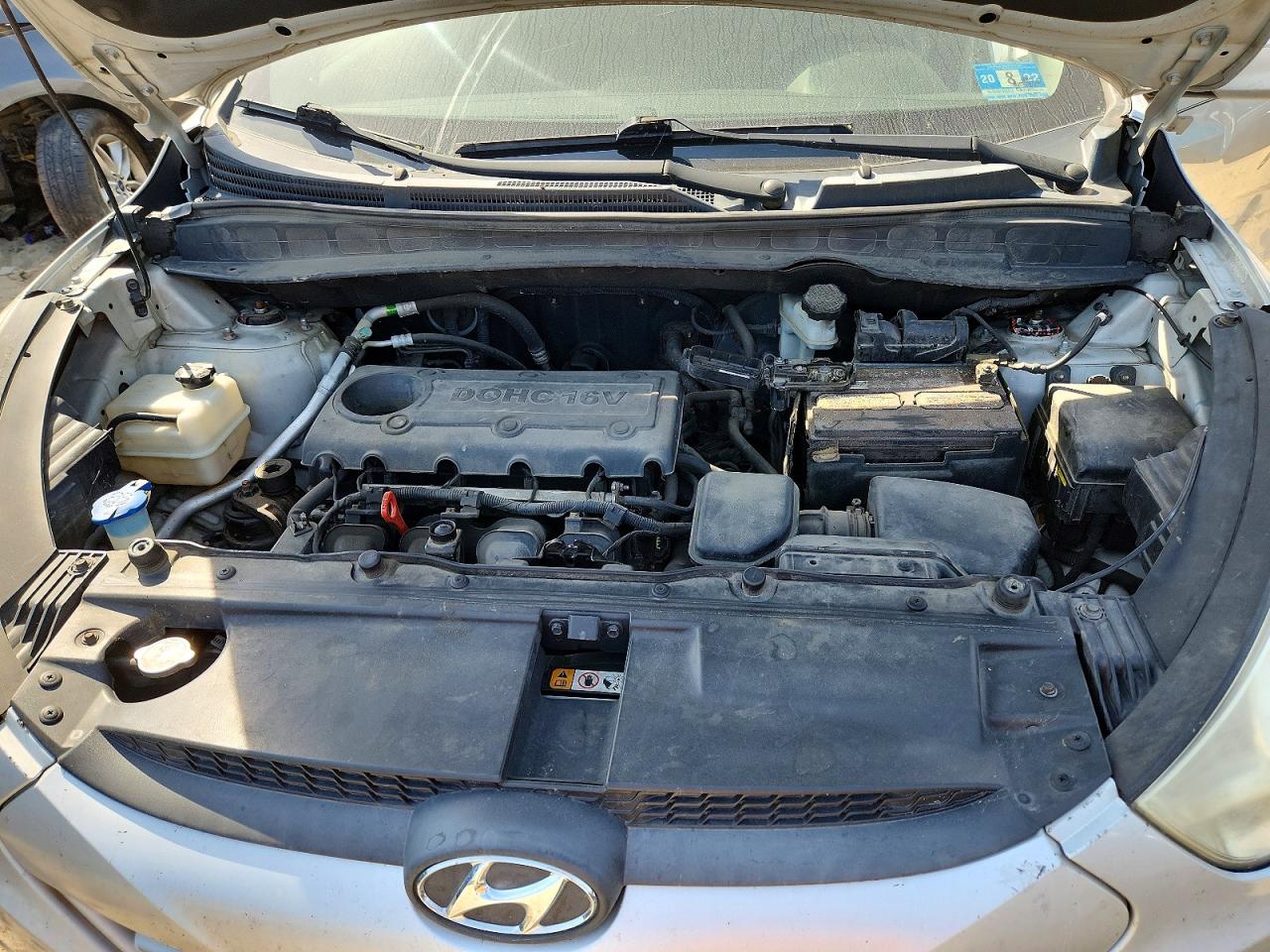 2013 Hyundai Tucson Gls Silver vin: KM8JUCAC7DU621667