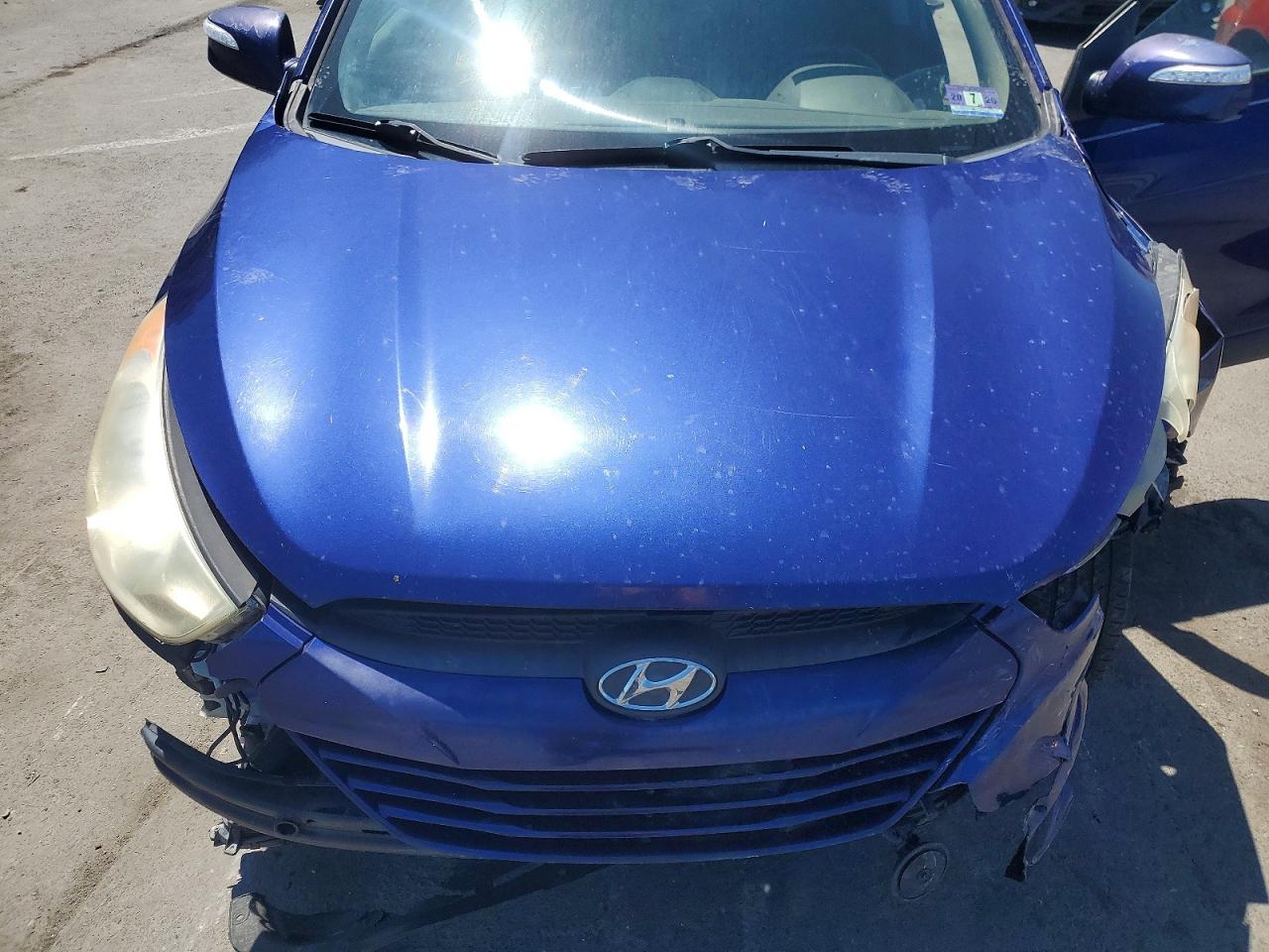 2013 Hyundai Tucson Gls Blue vin: KM8JUCAC7DU693467