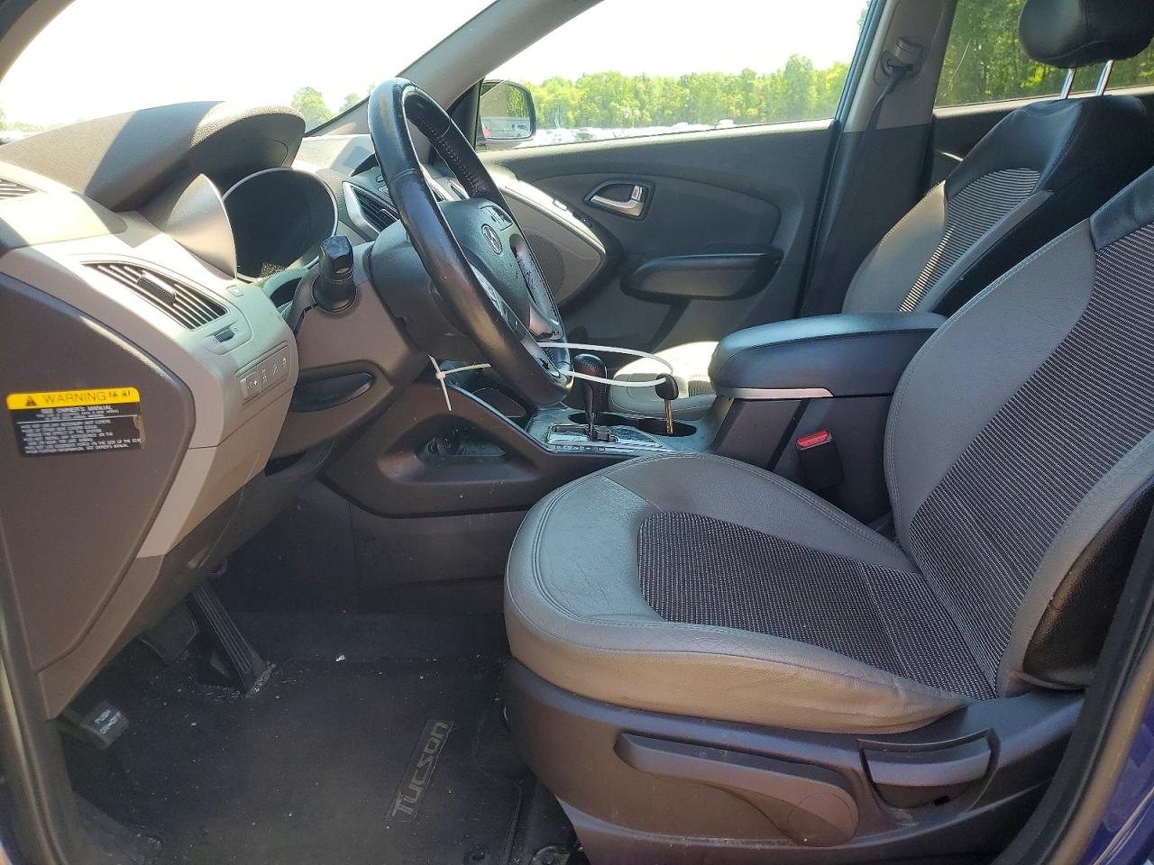 2013 Hyundai Tucson Gls Blue vin: KM8JUCAC7DU693467