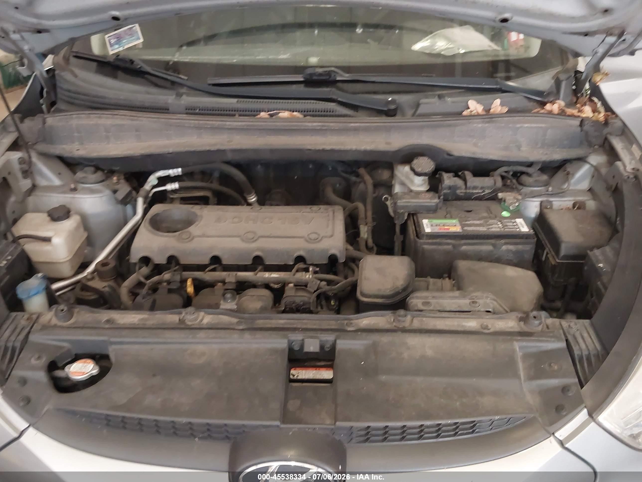 2010 Hyundai Tucson Gls Серебряный vin: KM8JUCAC8AU056924