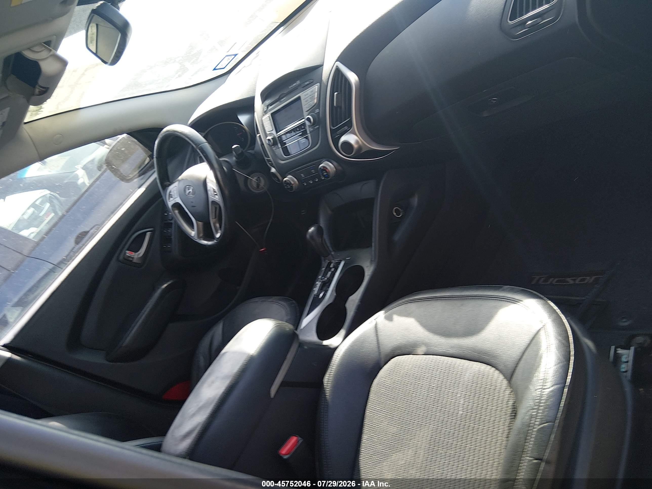 2010 Hyundai Tucson Gls Black vin: KM8JUCAC8AU081936