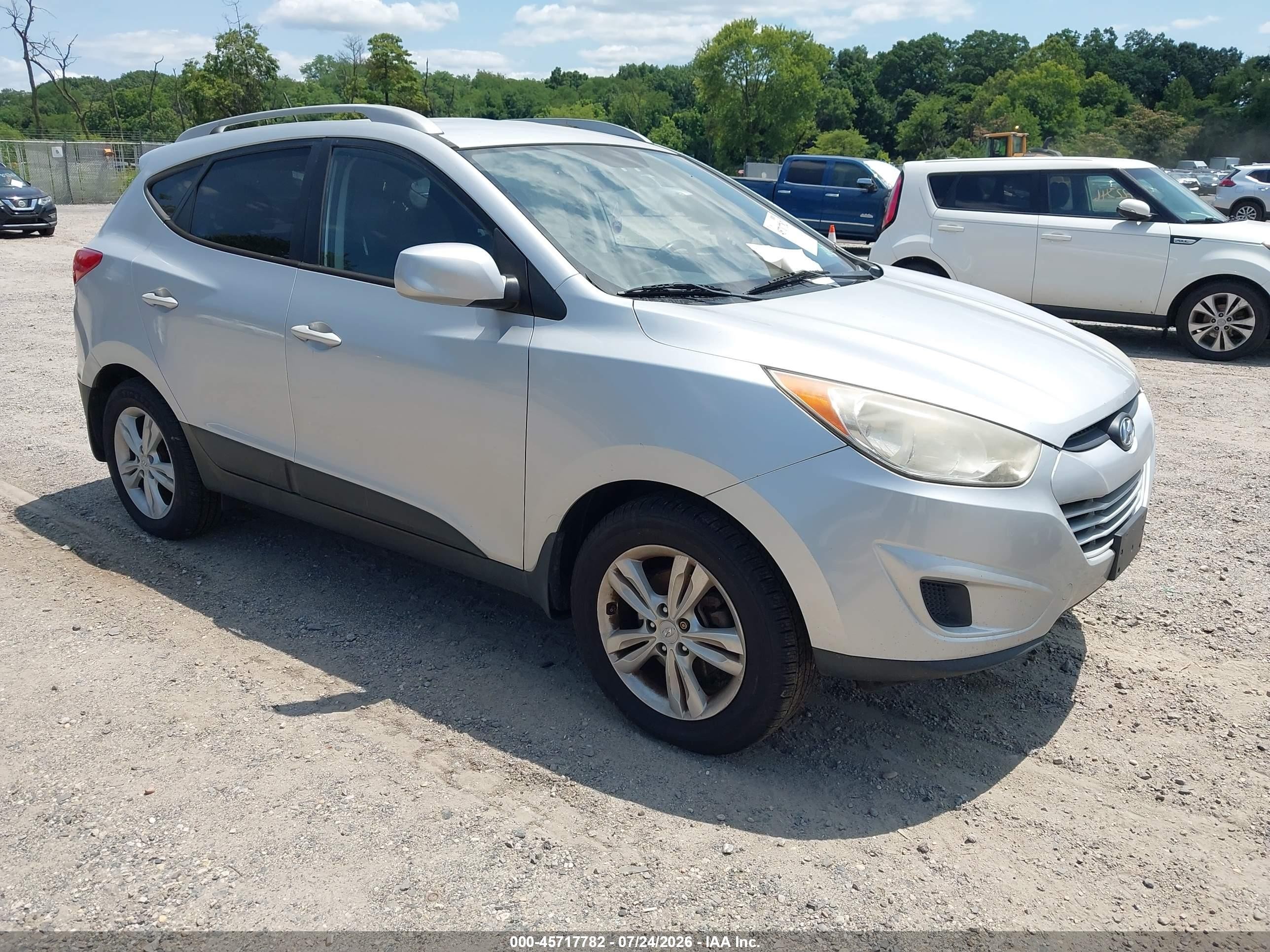 2011 Hyundai Tucson Gls Gray vin: KM8JUCAC8BU186297