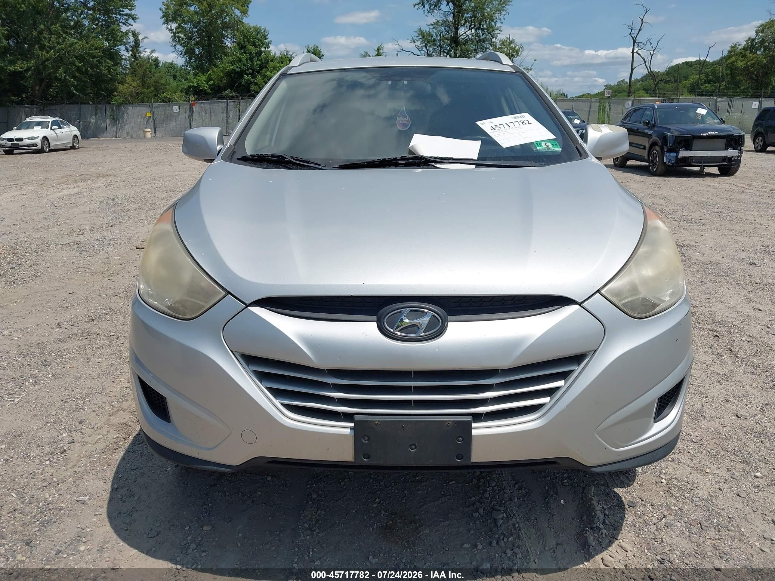 2011 Hyundai Tucson Gls Серый vin: KM8JUCAC8BU186297