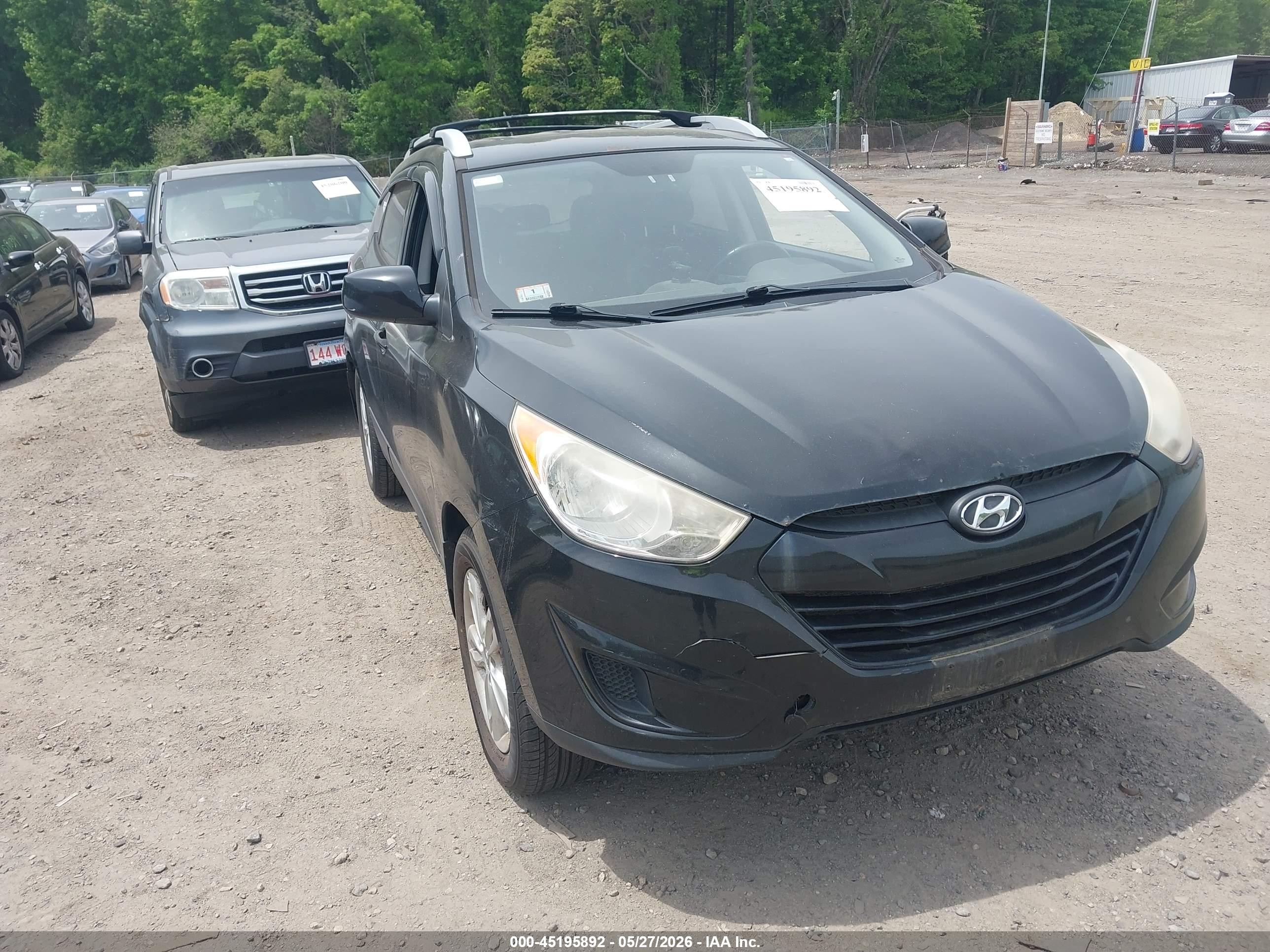 2011 Hyundai Tucson Gls Черный vin: KM8JUCAC8BU201607