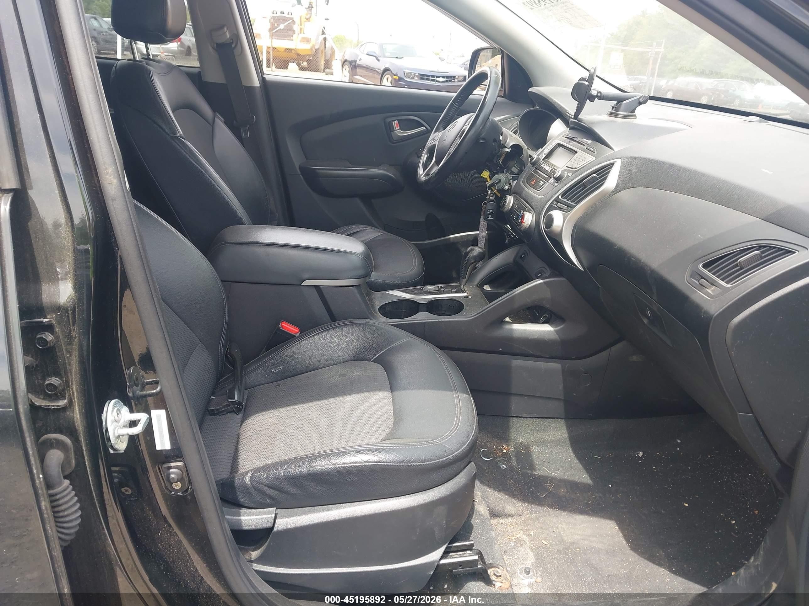 2011 Hyundai Tucson Gls Черный vin: KM8JUCAC8BU201607
