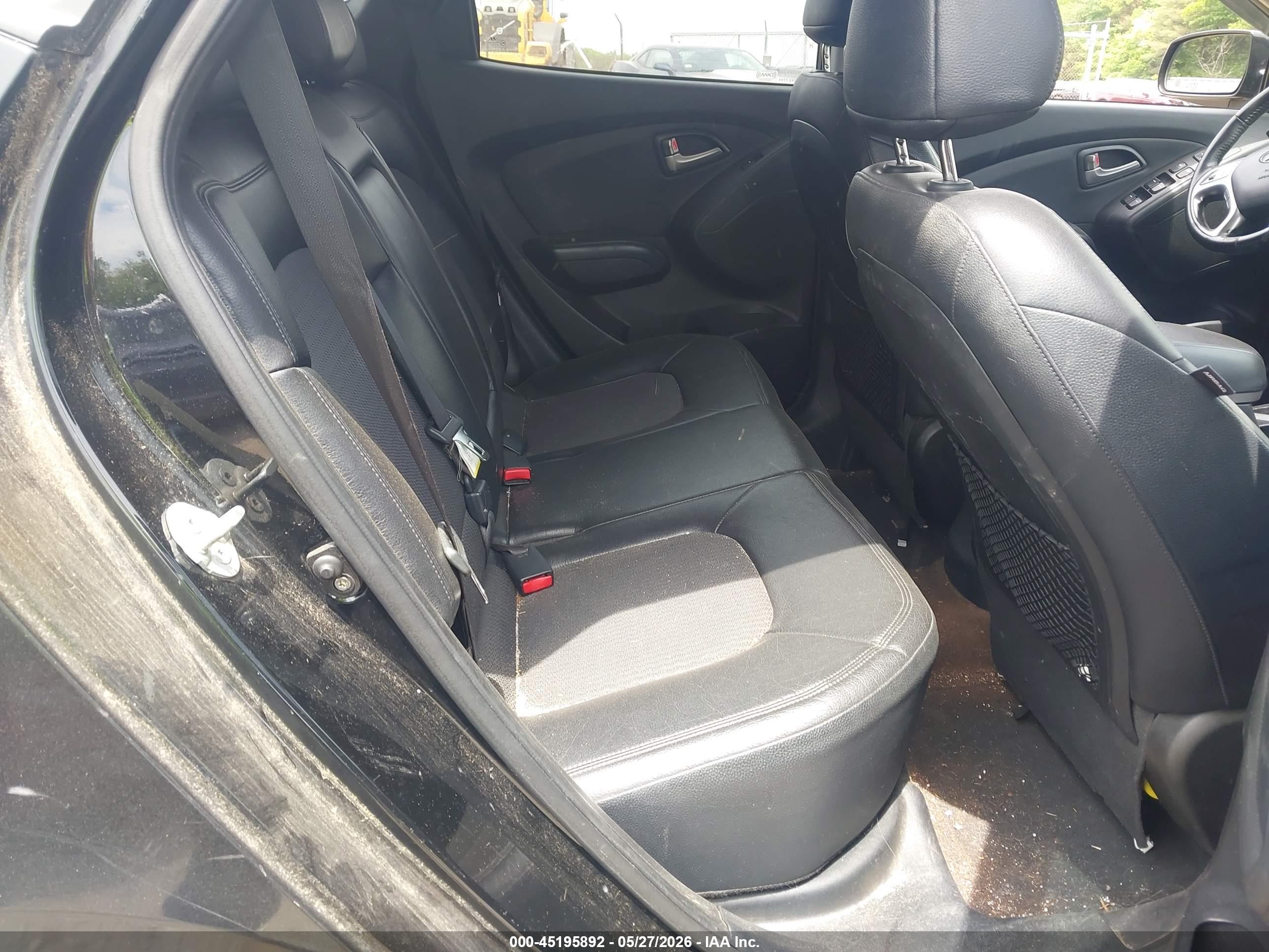 2011 Hyundai Tucson Gls Черный vin: KM8JUCAC8BU201607