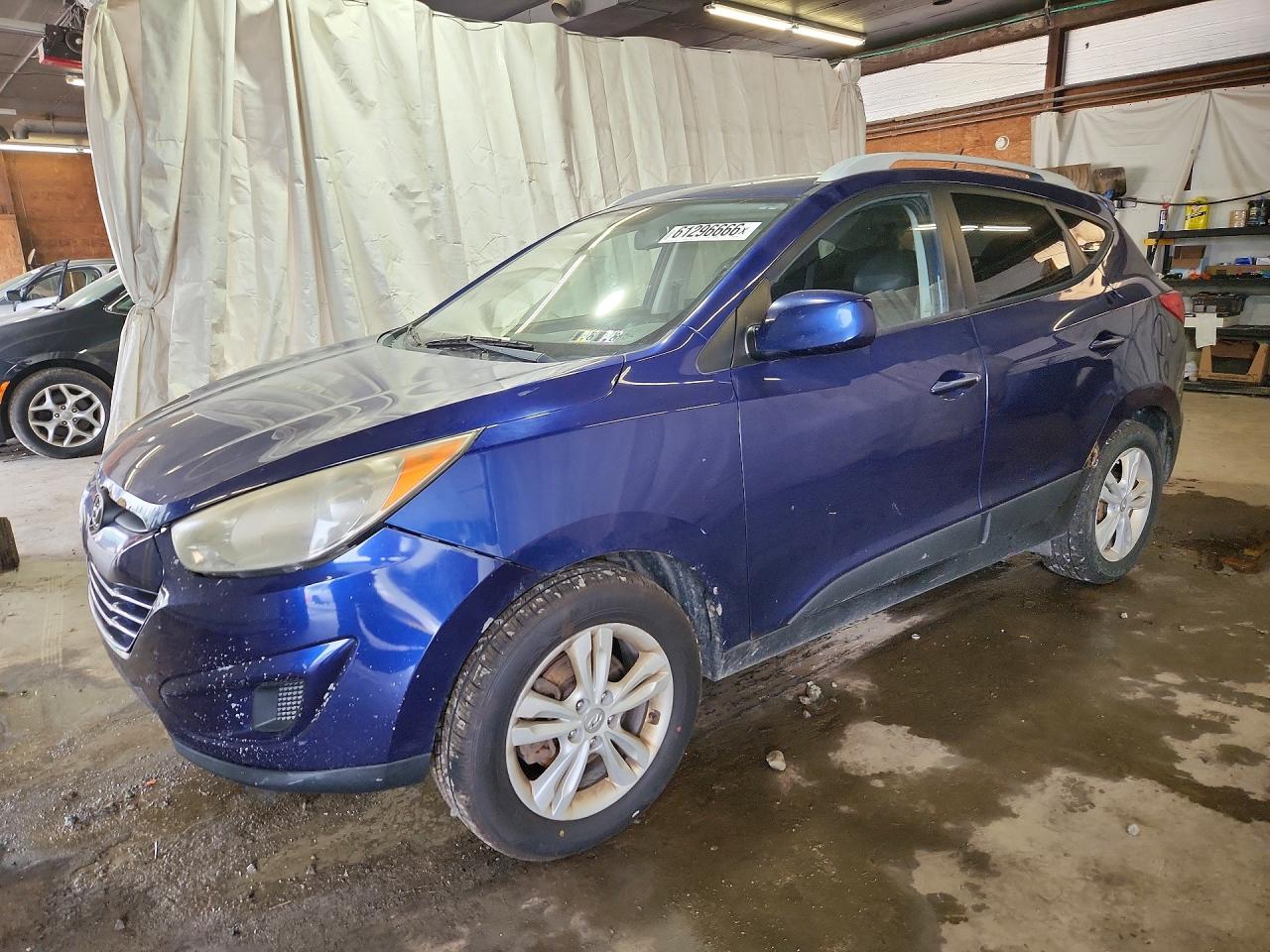 2011 Hyundai Tucson Gls Синий vin: KM8JUCAC8BU205401