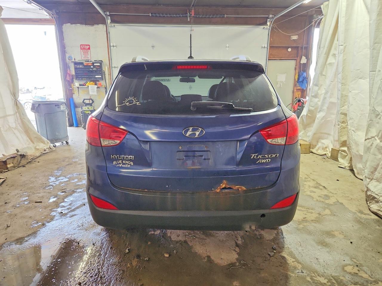 2011 Hyundai Tucson Gls Blue vin: KM8JUCAC8BU205401