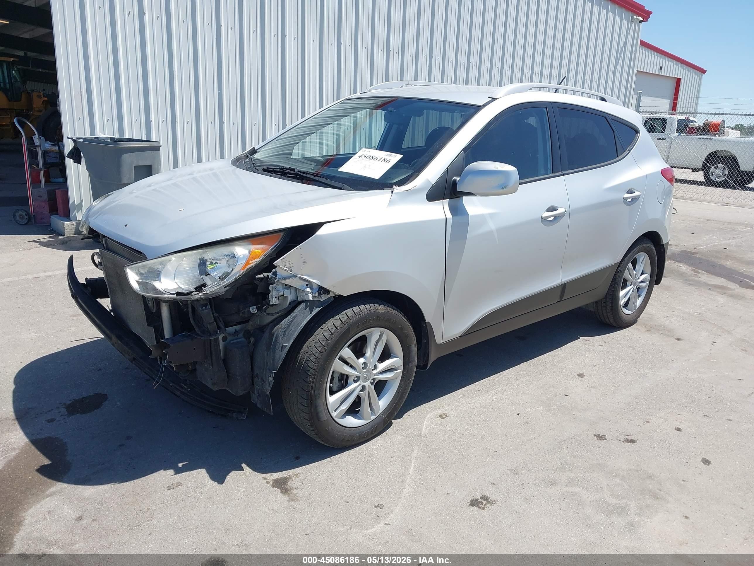 2011 Hyundai Tucson Gls Silver vin: KM8JUCAC8BU214650