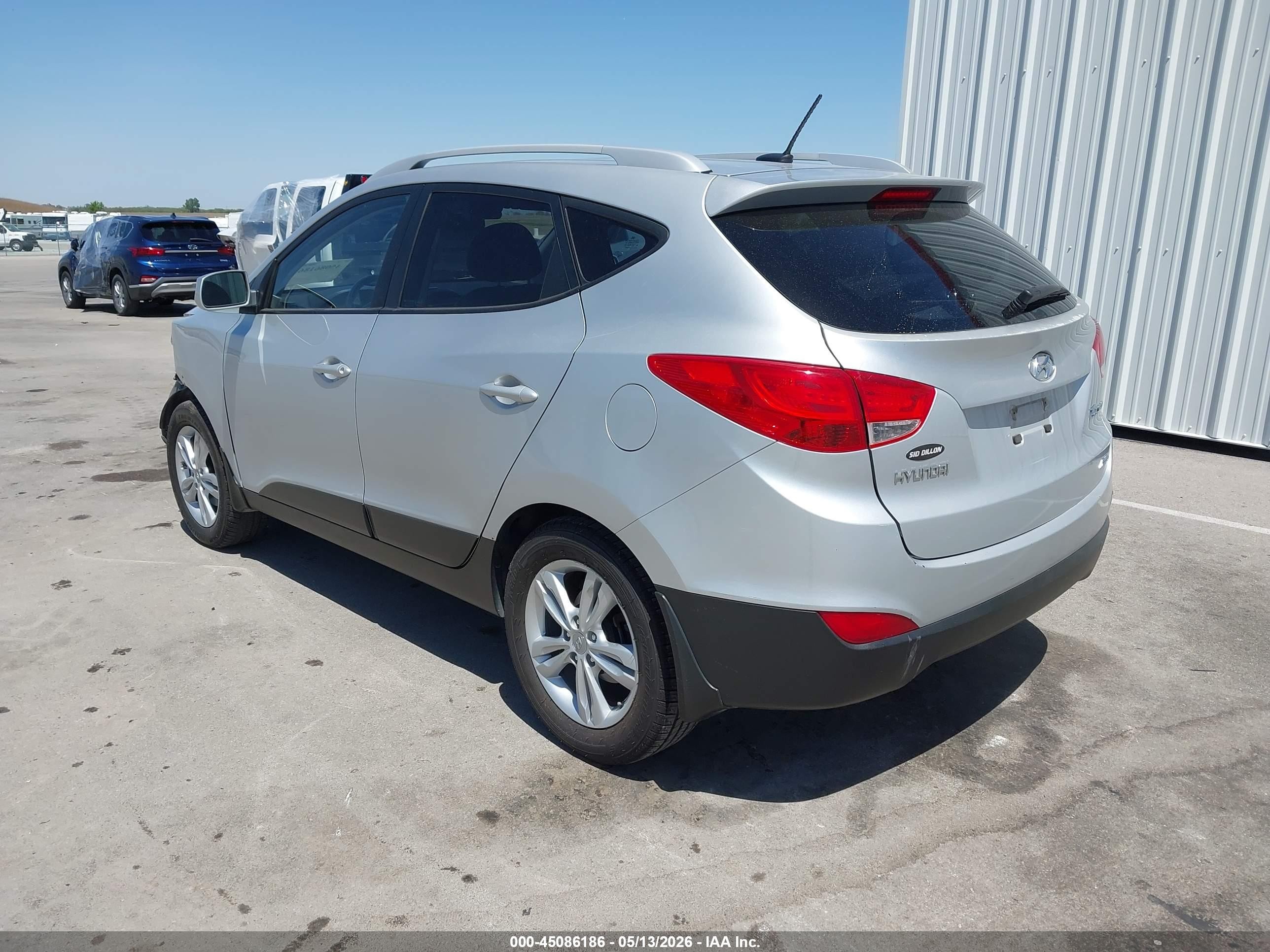 2011 Hyundai Tucson Gls Silver vin: KM8JUCAC8BU214650