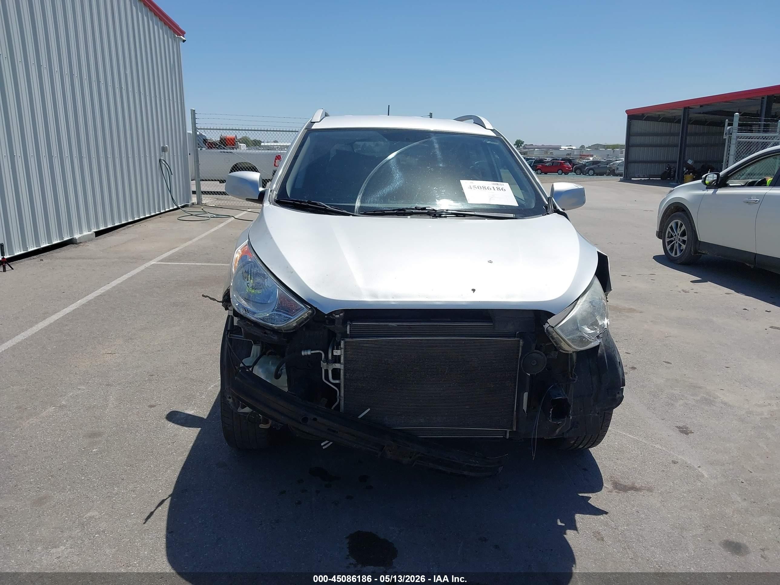 2011 Hyundai Tucson Gls Silver vin: KM8JUCAC8BU214650