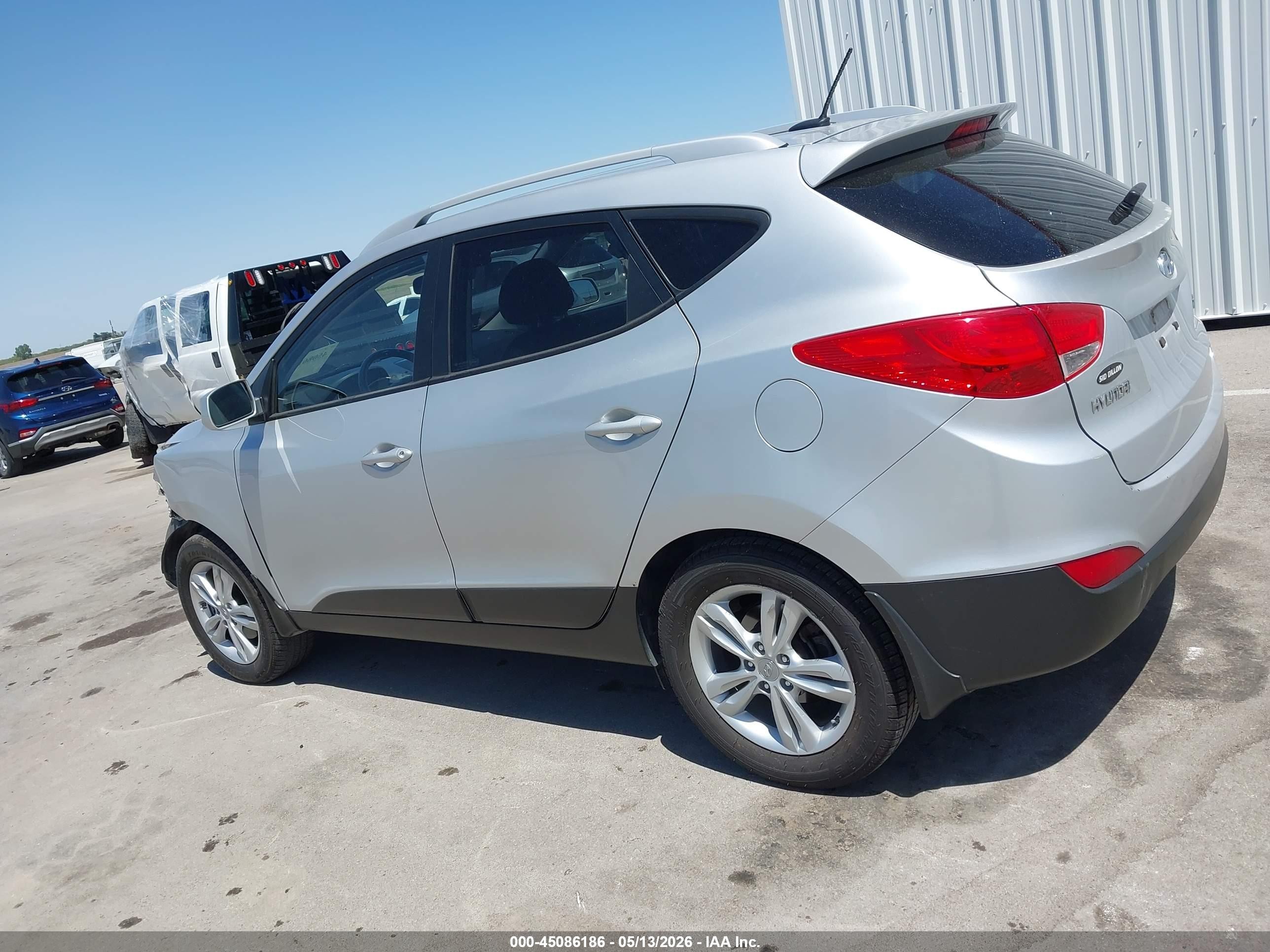 2011 Hyundai Tucson Gls Silver vin: KM8JUCAC8BU214650