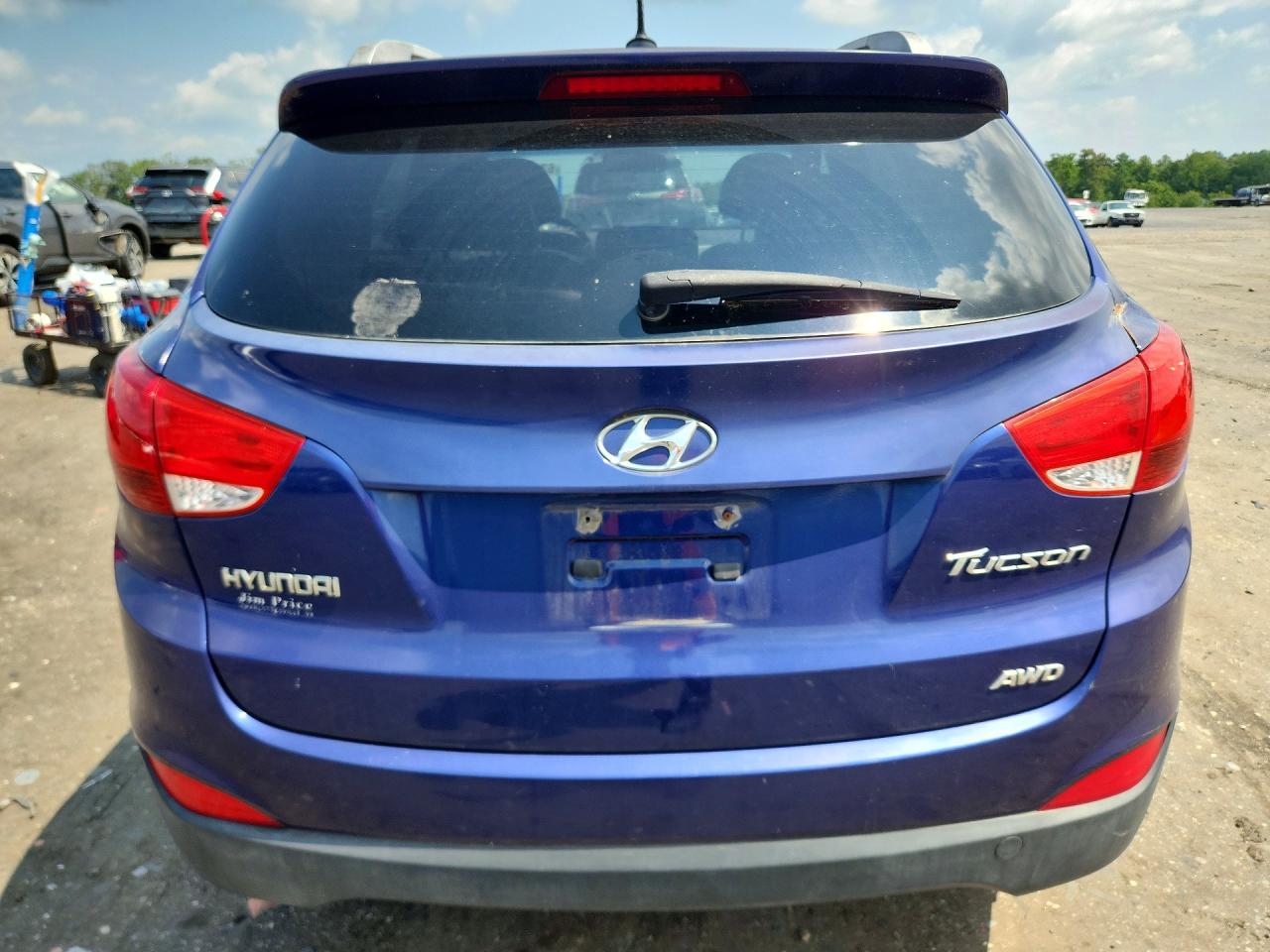 2011 Hyundai Tucson Gls Blue vin: KM8JUCAC8BU249298