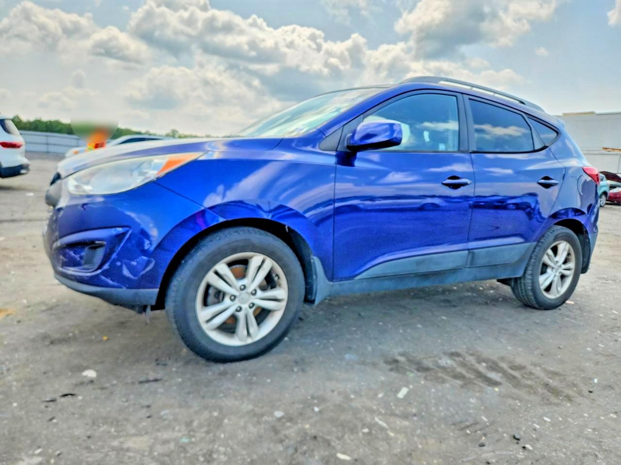 2011 Hyundai Tucson Gls Blue vin: KM8JUCAC8BU249298