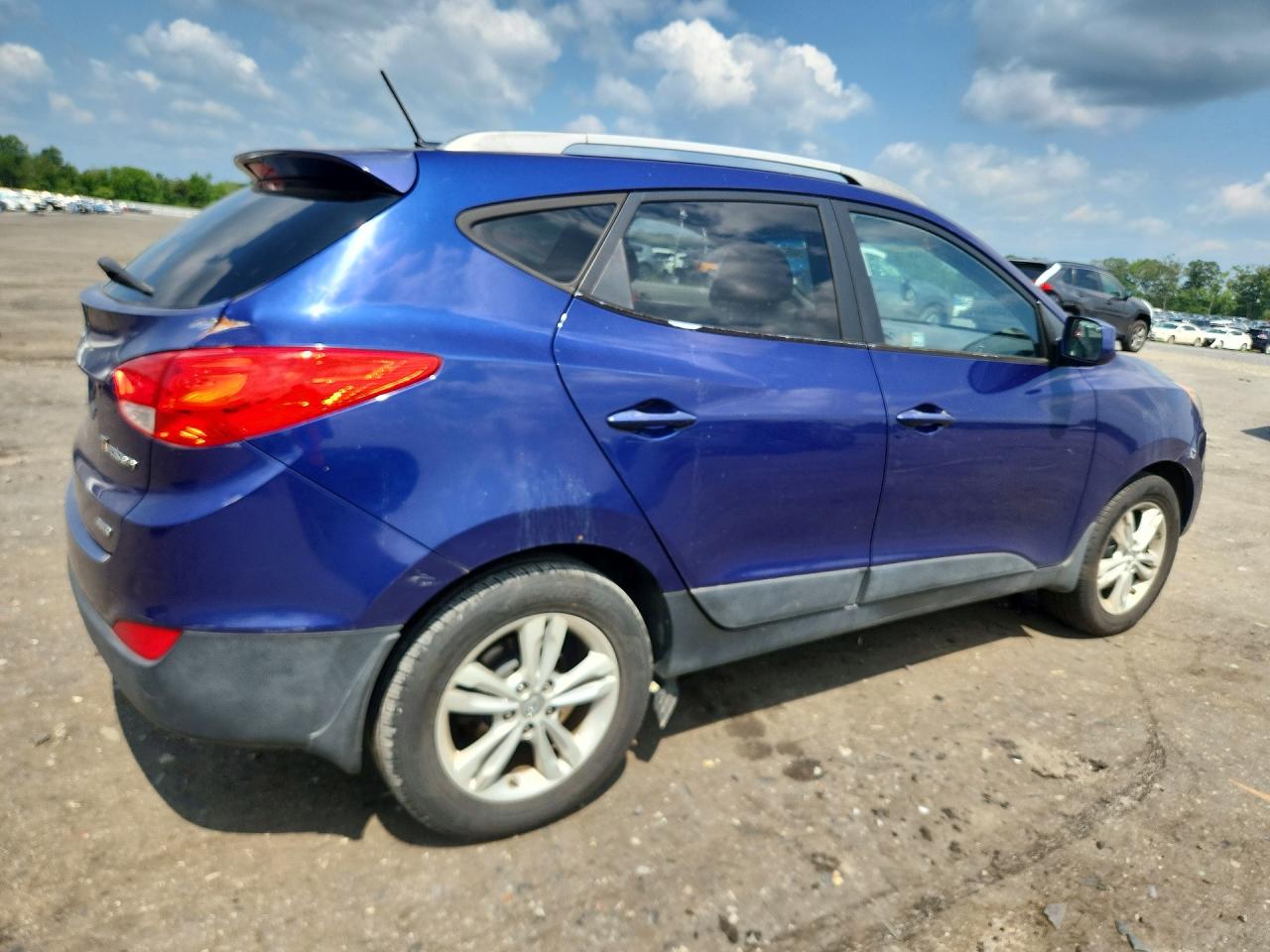 2011 Hyundai Tucson Gls Blue vin: KM8JUCAC8BU249298