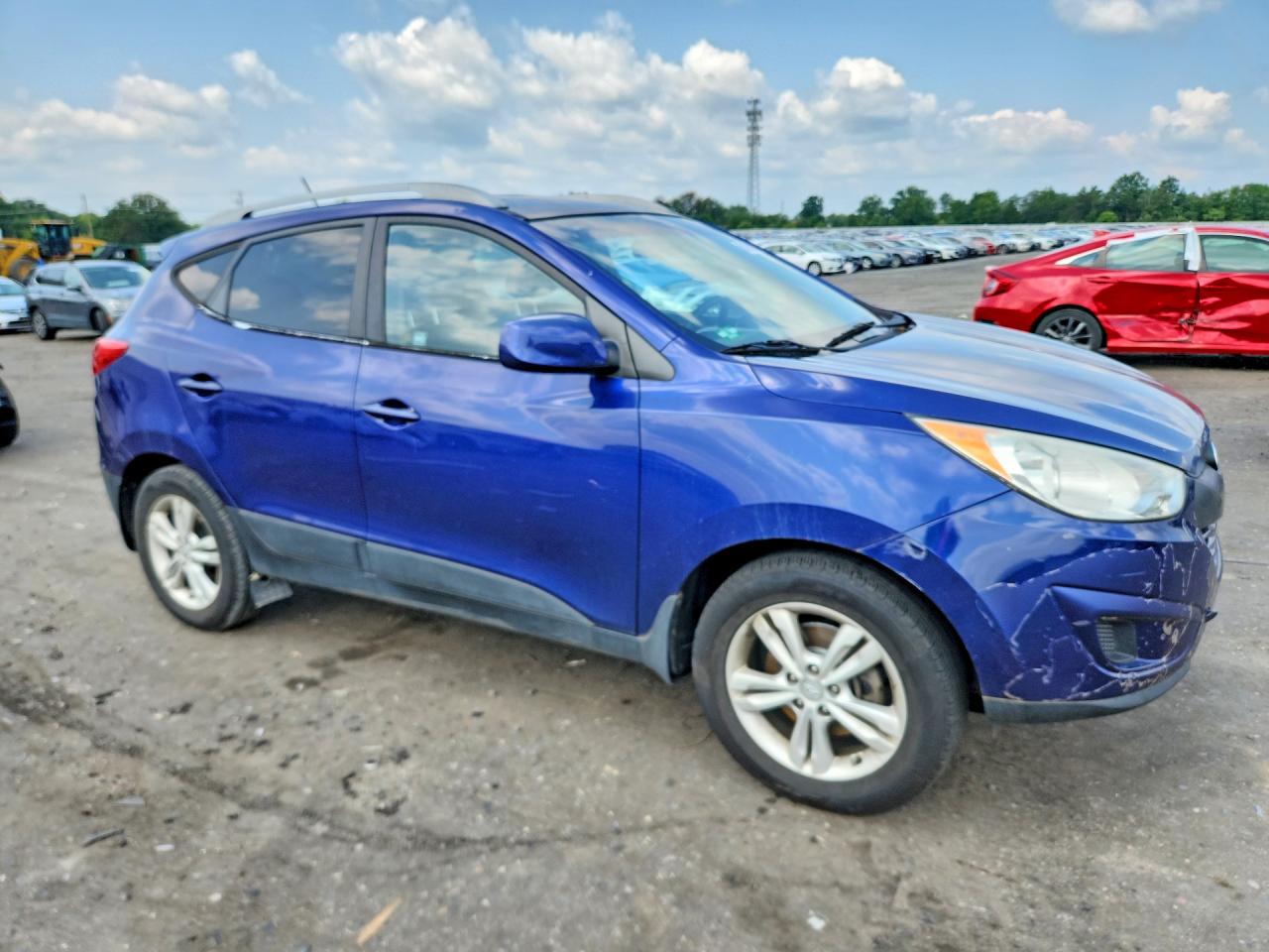2011 Hyundai Tucson Gls Blue vin: KM8JUCAC8BU249298