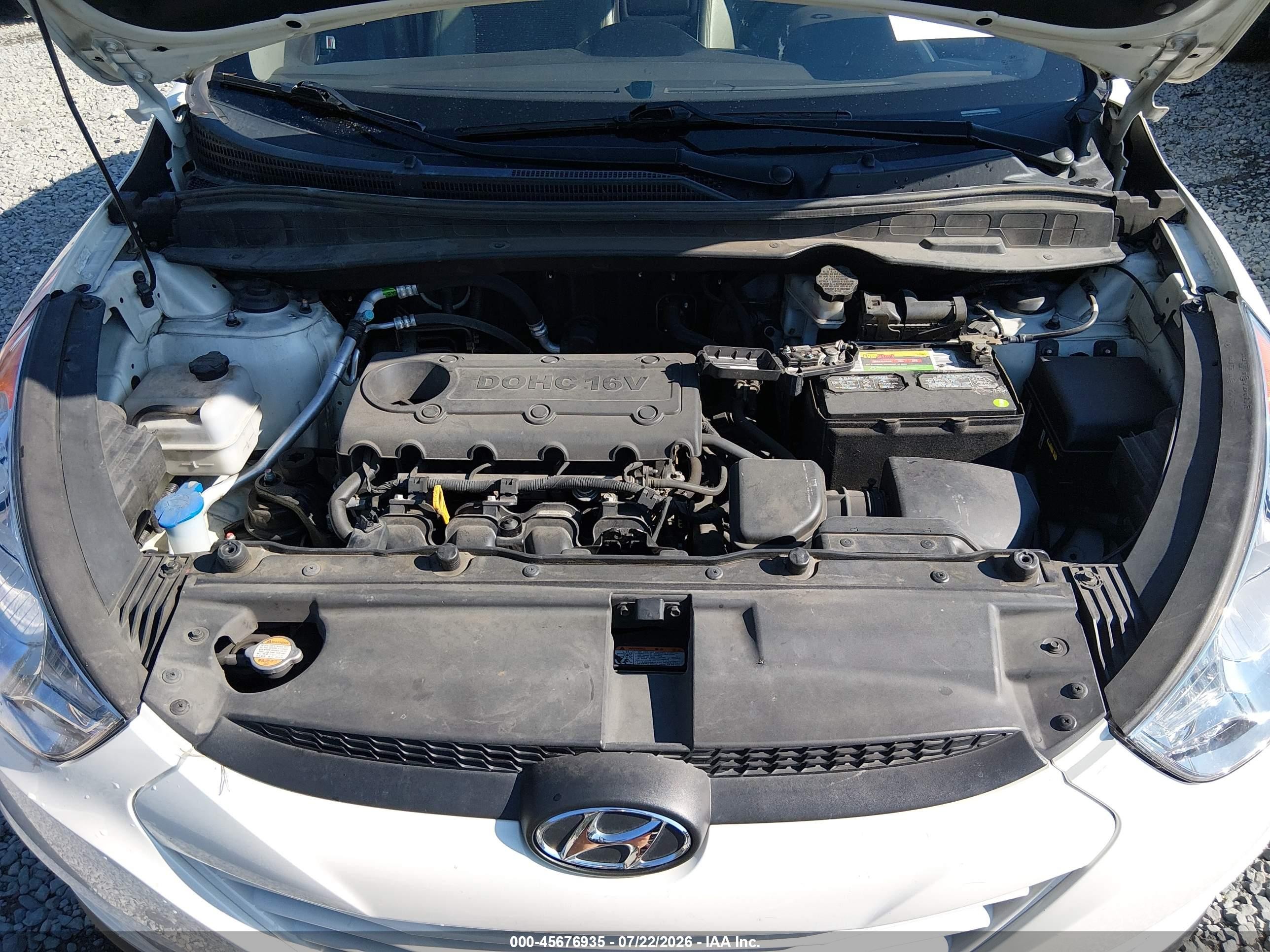 2012 Hyundai Tucson Gls White vin: KM8JUCAC8CU352853