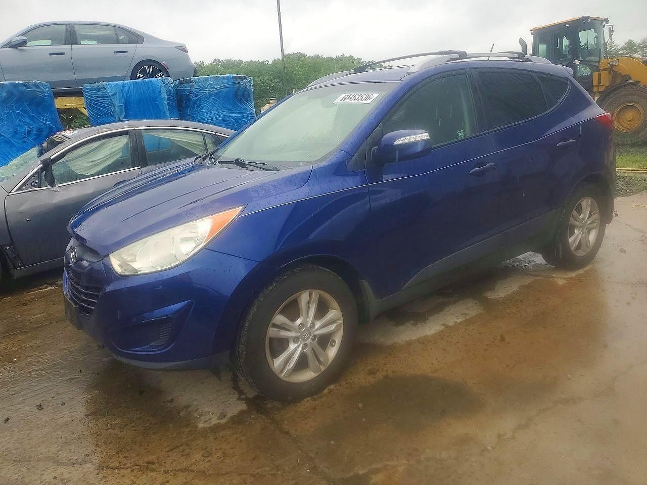 2012 Hyundai Tucson Gls Blue vin: KM8JUCAC8CU371872