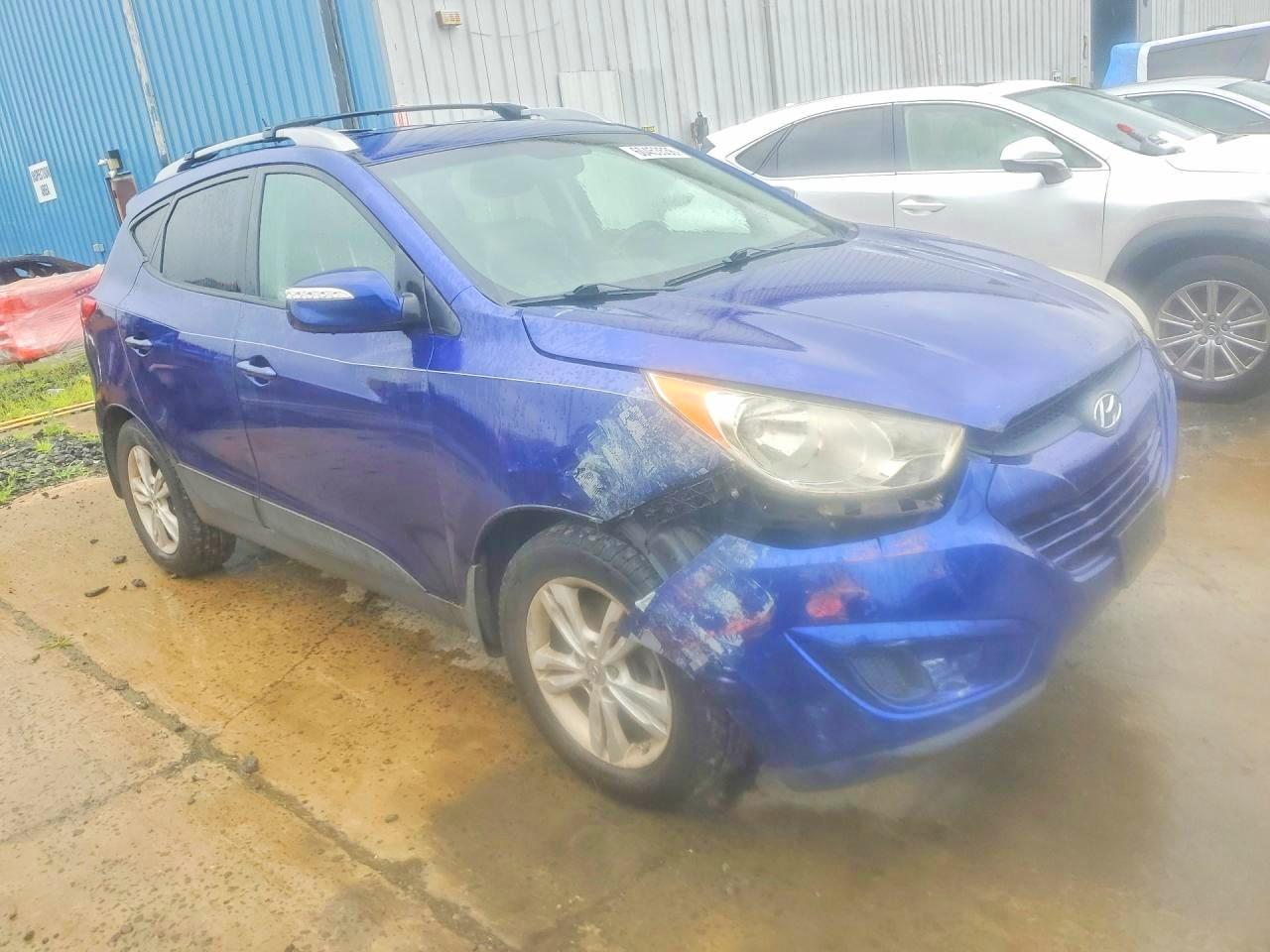 2012 Hyundai Tucson Gls Blue vin: KM8JUCAC8CU371872