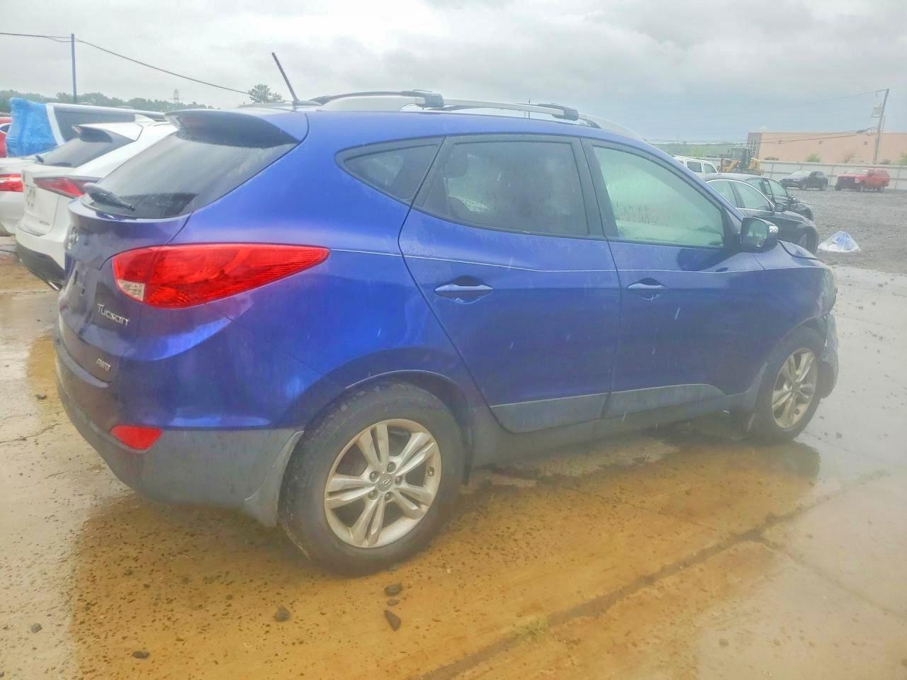 2012 Hyundai Tucson Gls Blue vin: KM8JUCAC8CU371872