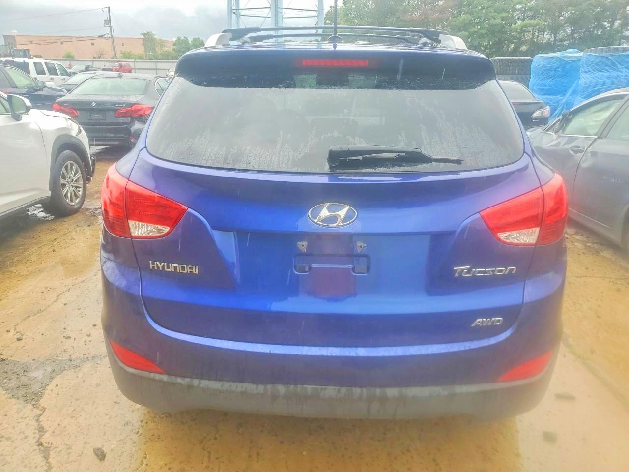 2012 Hyundai Tucson Gls Blue vin: KM8JUCAC8CU371872