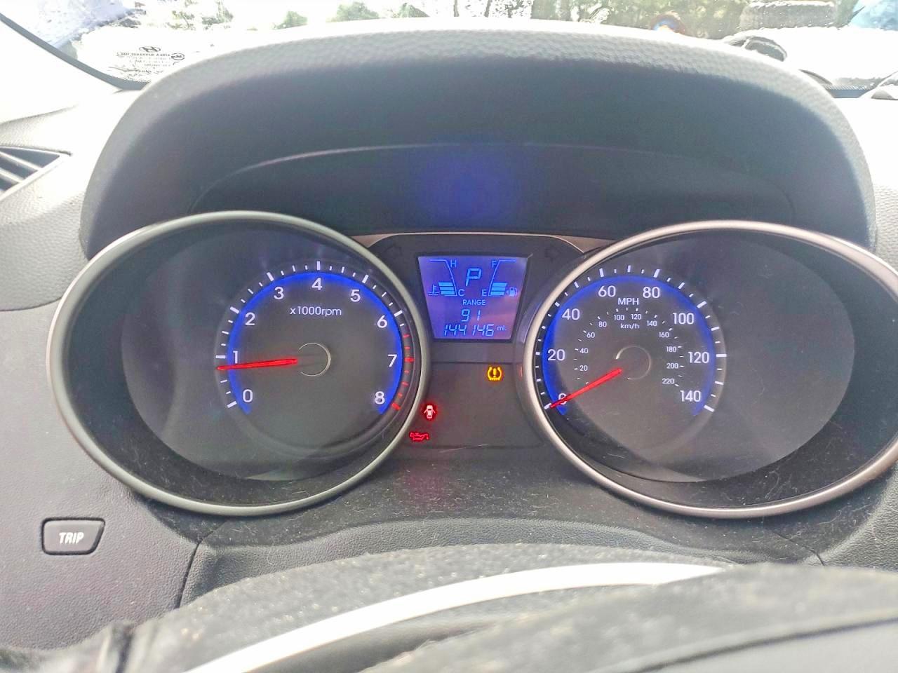 2012 Hyundai Tucson Gls Blue vin: KM8JUCAC8CU371872