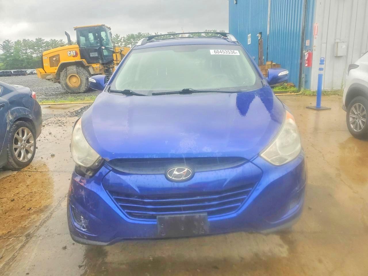 2012 Hyundai Tucson Gls Blue vin: KM8JUCAC8CU371872