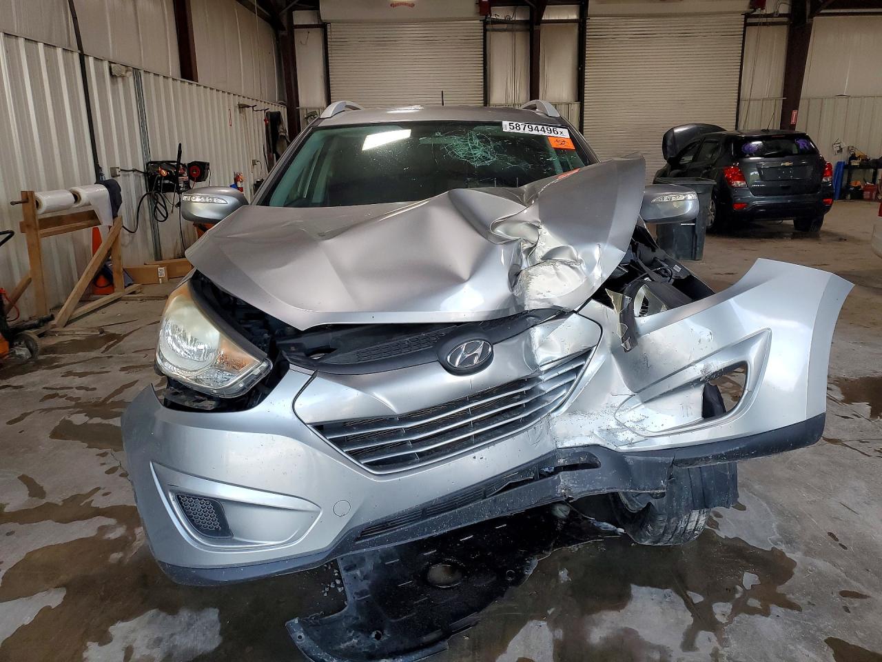 2012 Hyundai Tucson Gls Silver vin: KM8JUCAC8CU394536