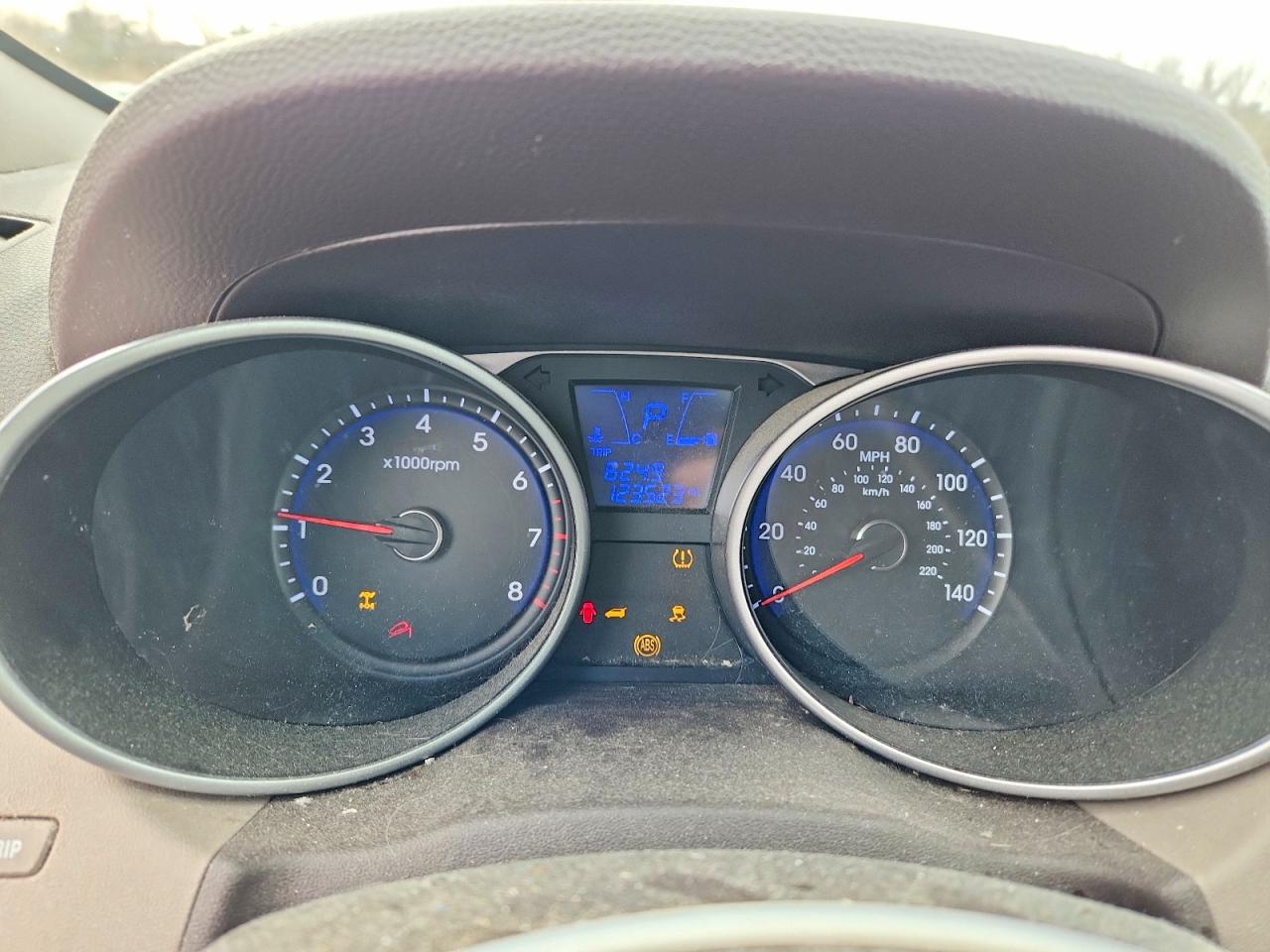 2012 Hyundai Tucson Gls Red vin: KM8JUCAC8CU418690