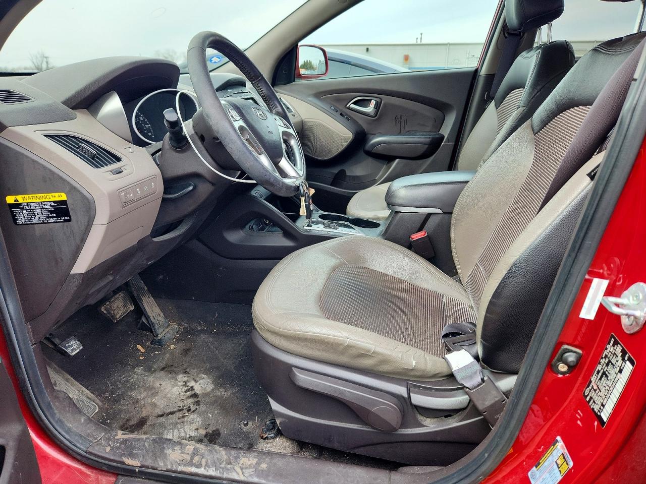 2012 Hyundai Tucson Gls Red vin: KM8JUCAC8CU418690