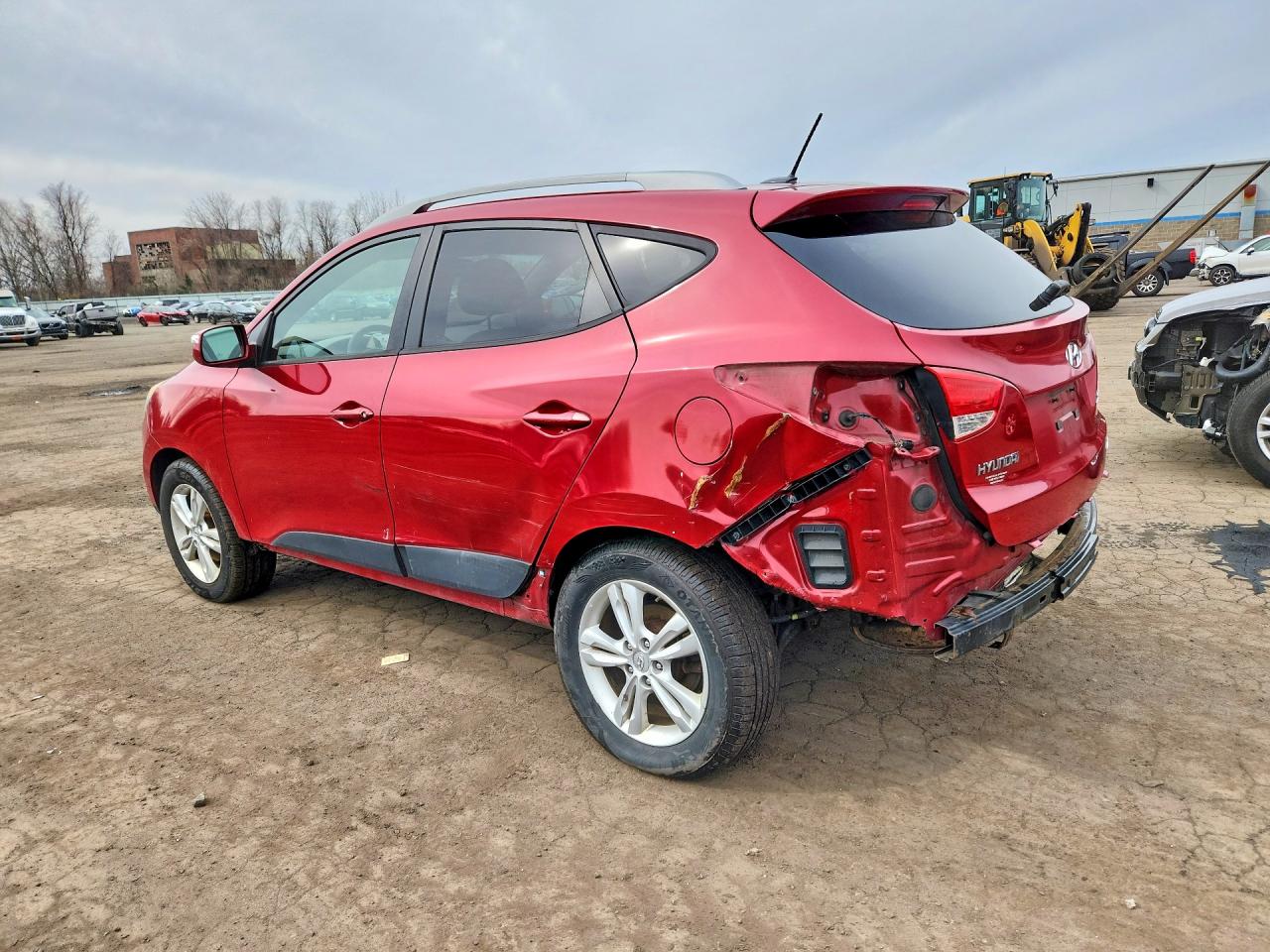 2012 Hyundai Tucson Gls Red vin: KM8JUCAC8CU418690