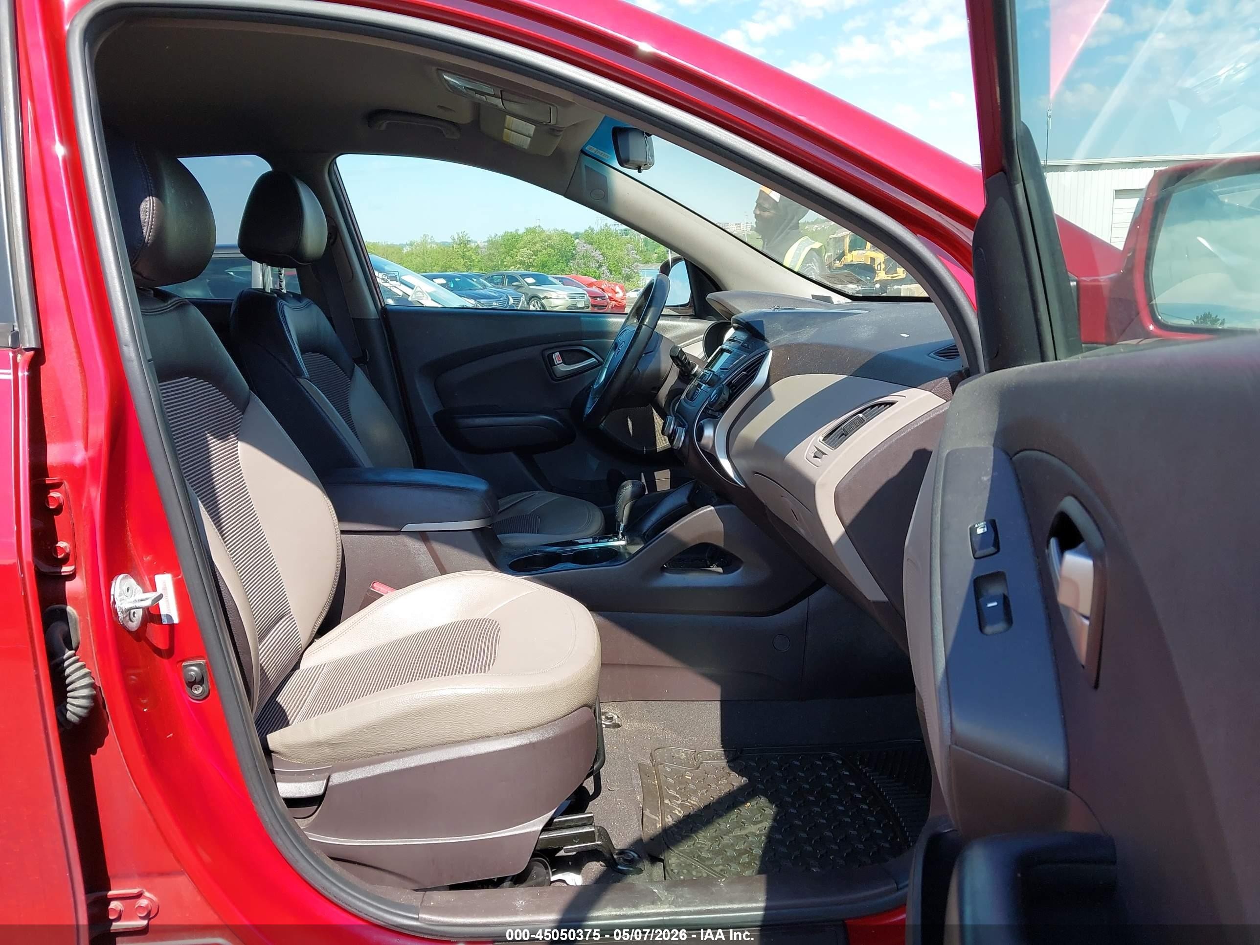 2012 Hyundai Tucson Gls Red vin: KM8JUCAC8CU452175