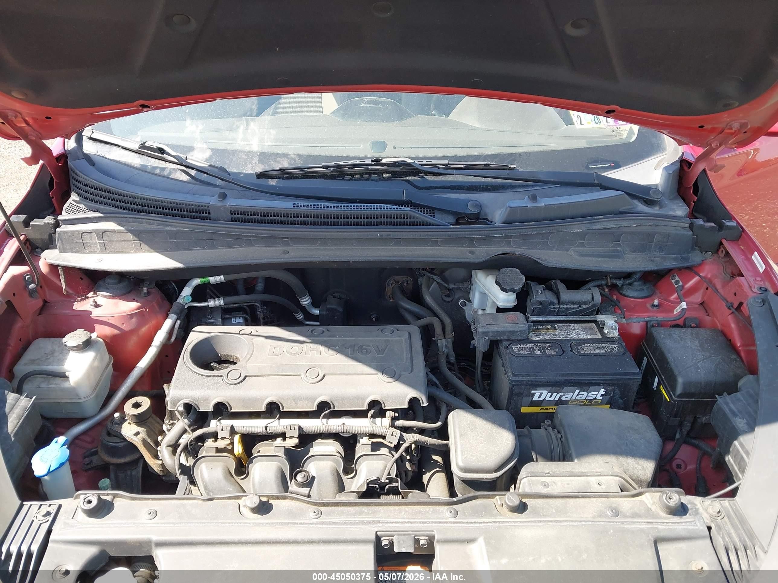 2012 Hyundai Tucson Gls Red vin: KM8JUCAC8CU452175