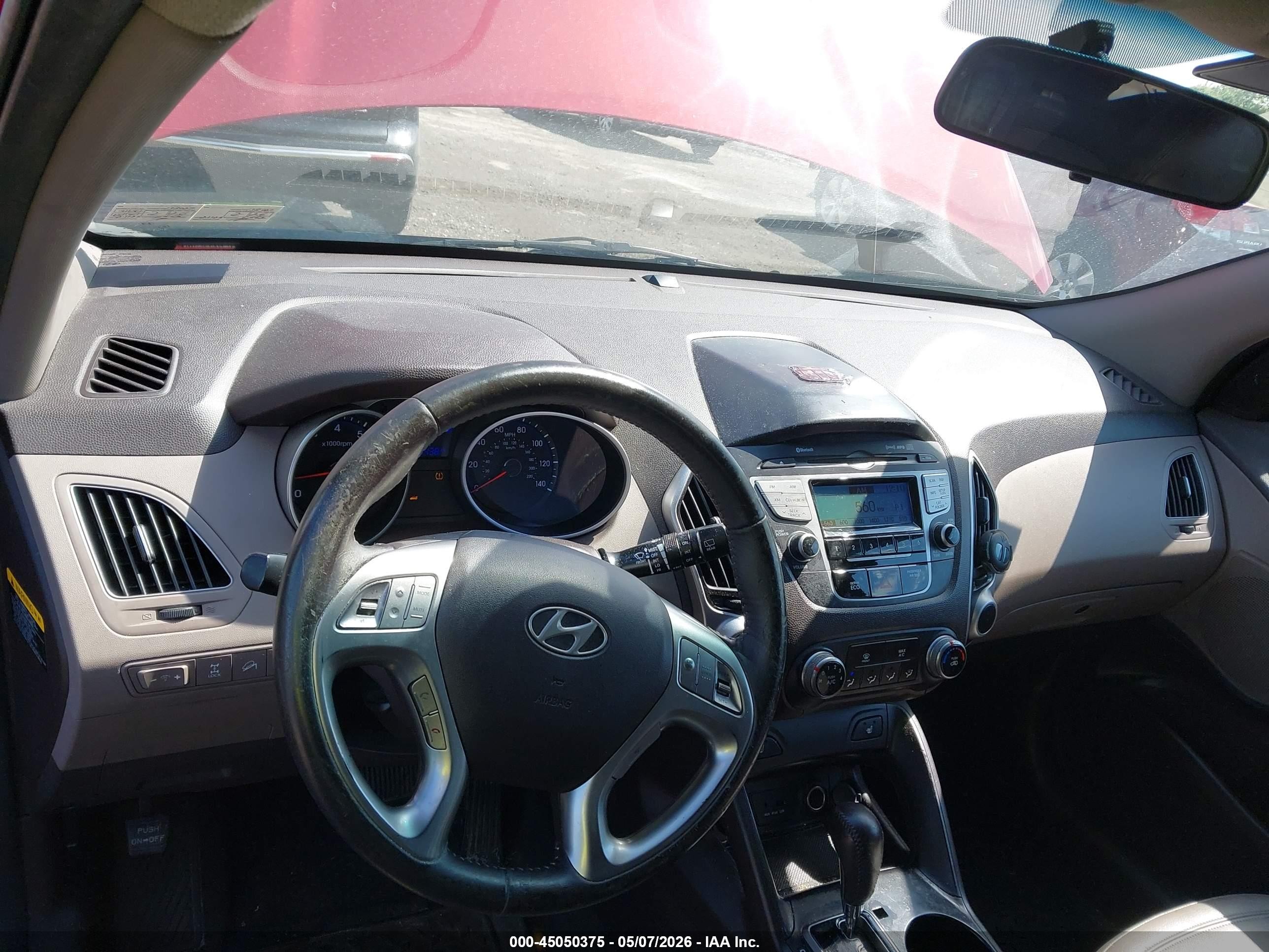 2012 Hyundai Tucson Gls Red vin: KM8JUCAC8CU452175