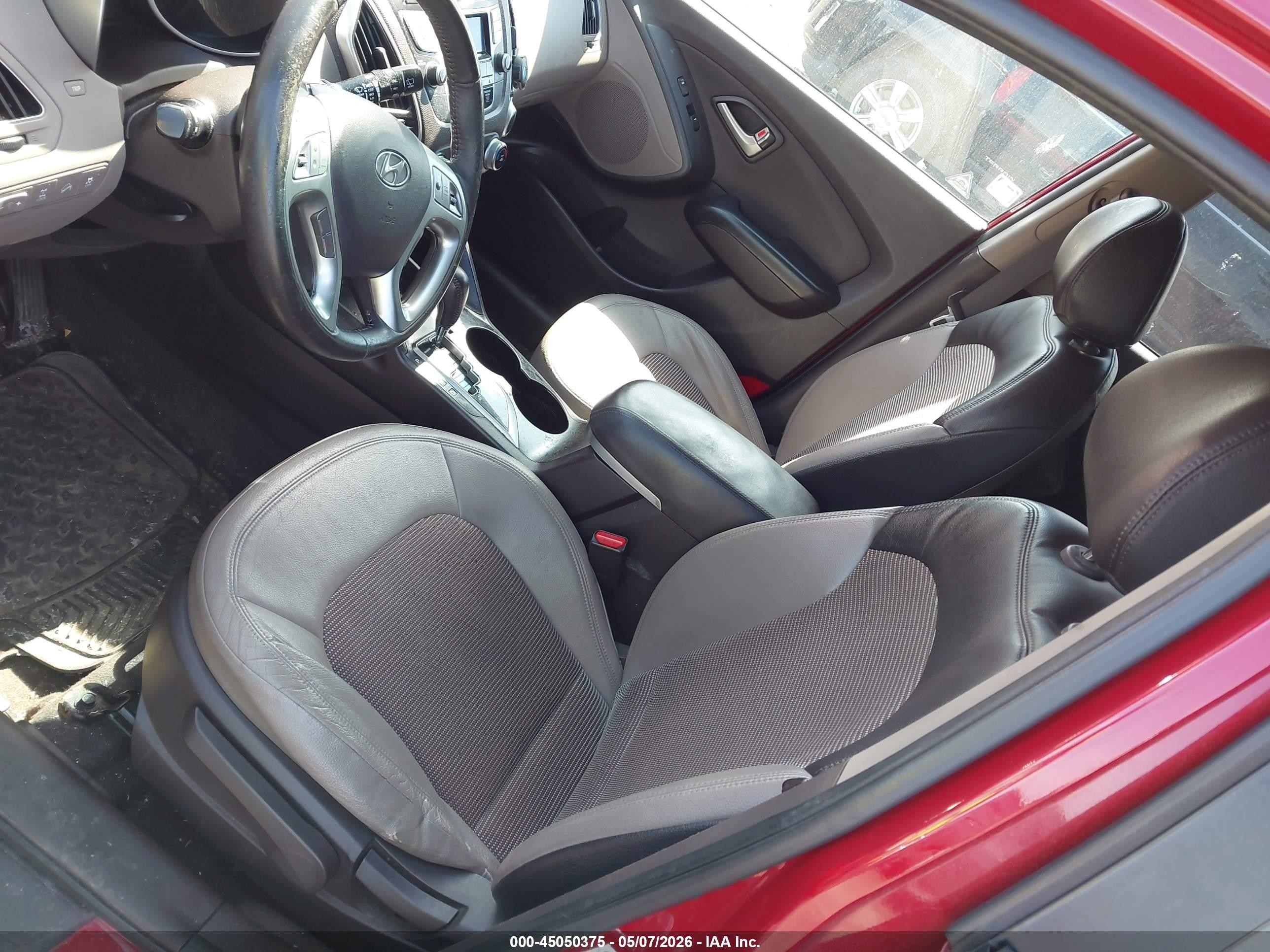 2012 Hyundai Tucson Gls Red vin: KM8JUCAC8CU452175