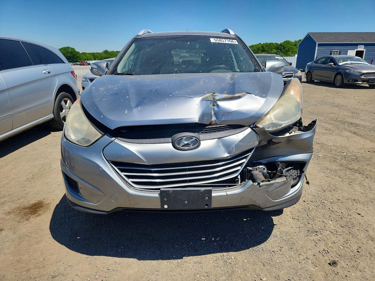 2012 Hyundai Tucson Gls Silver vin: KM8JUCAC8CU466741