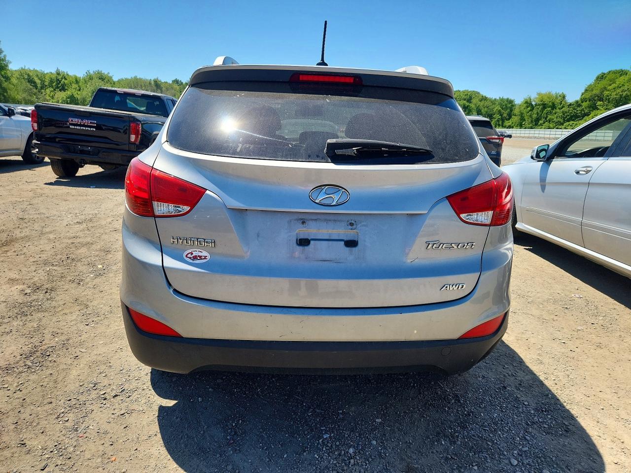 2012 Hyundai Tucson Gls Silver vin: KM8JUCAC8CU466741