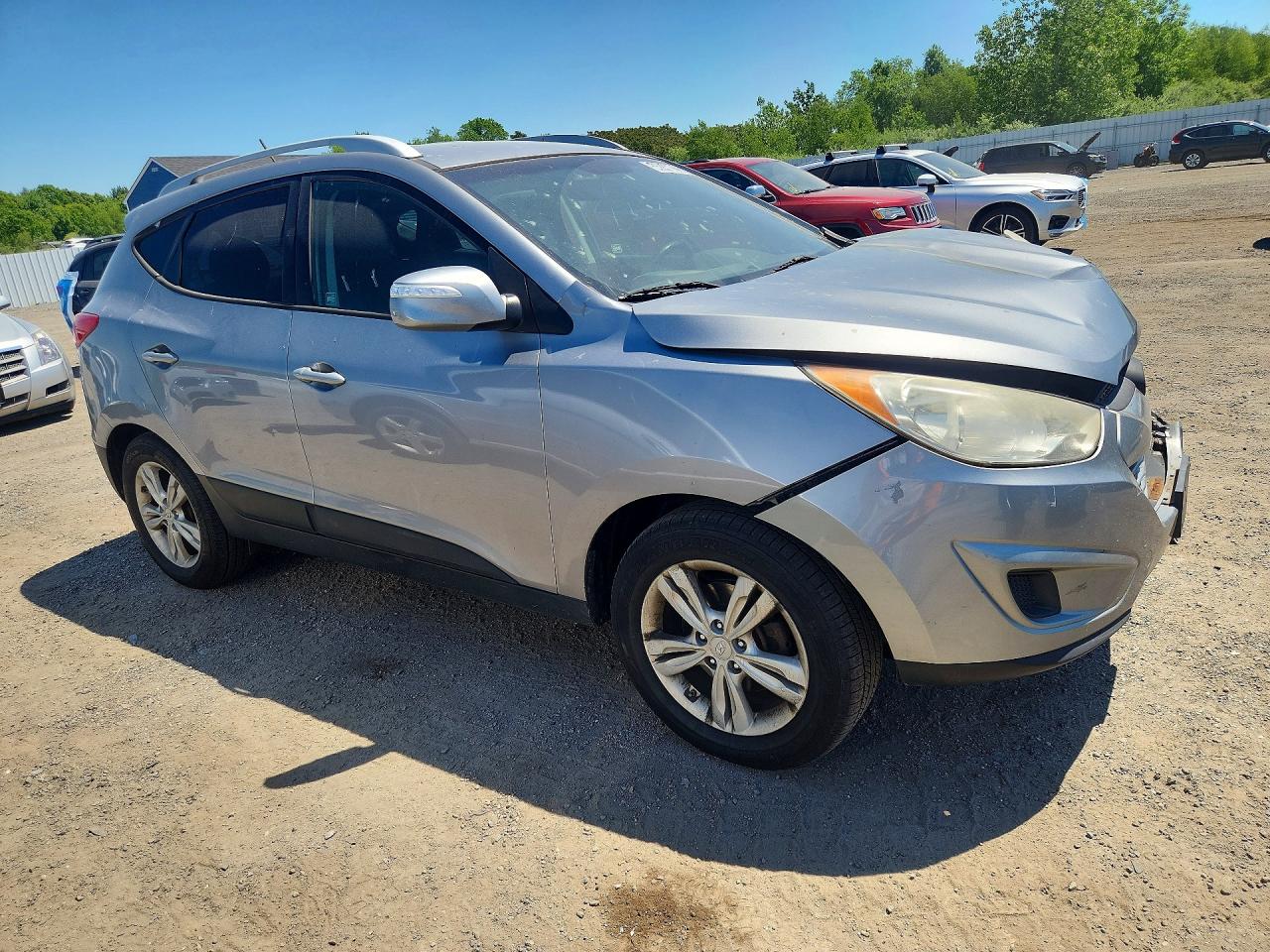 2012 Hyundai Tucson Gls Silver vin: KM8JUCAC8CU466741