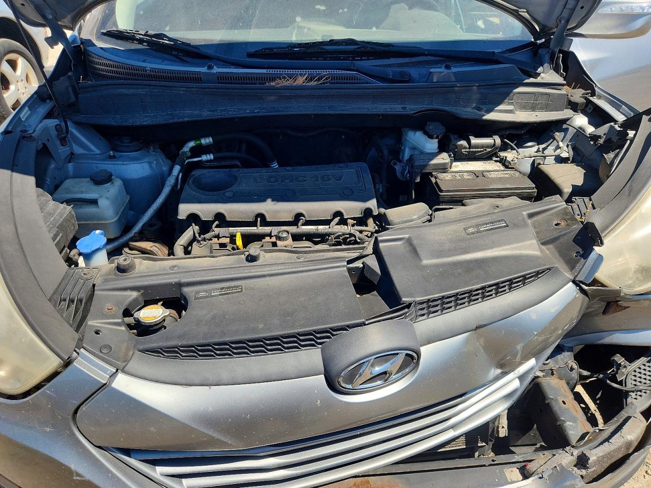 2012 Hyundai Tucson Gls Silver vin: KM8JUCAC8CU466741