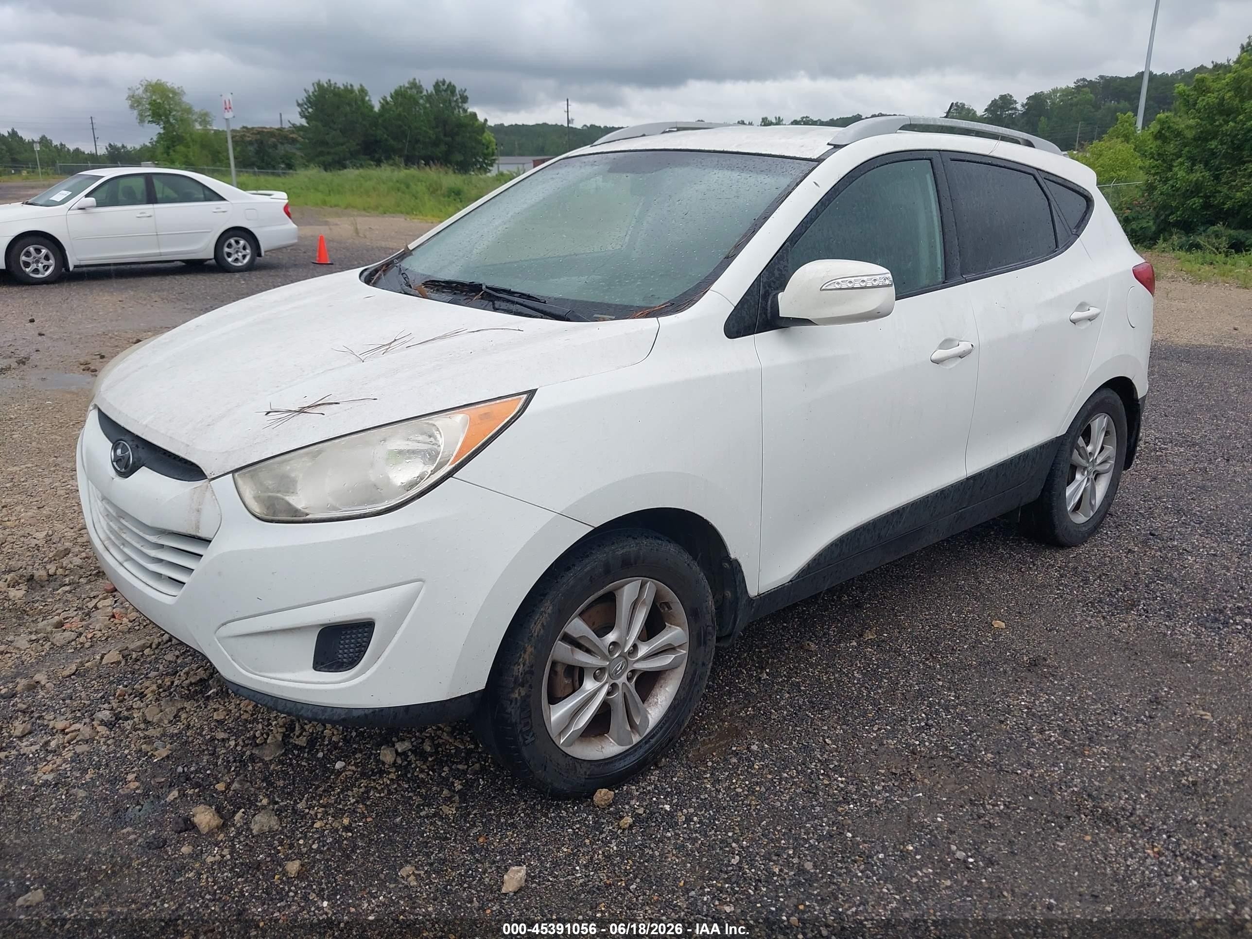 2012 Hyundai Tucson Gls White vin: KM8JUCAC8CU472667