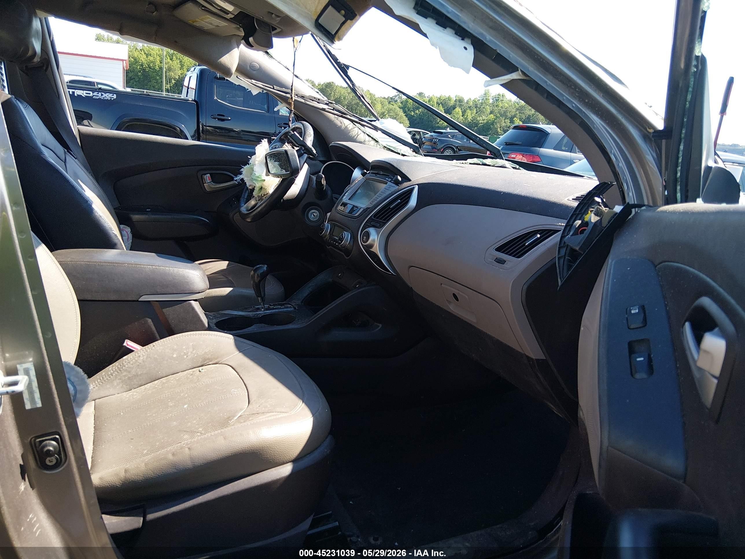 2012 Hyundai Tucson Limited Brown vin: KM8JUCAC8CU538005