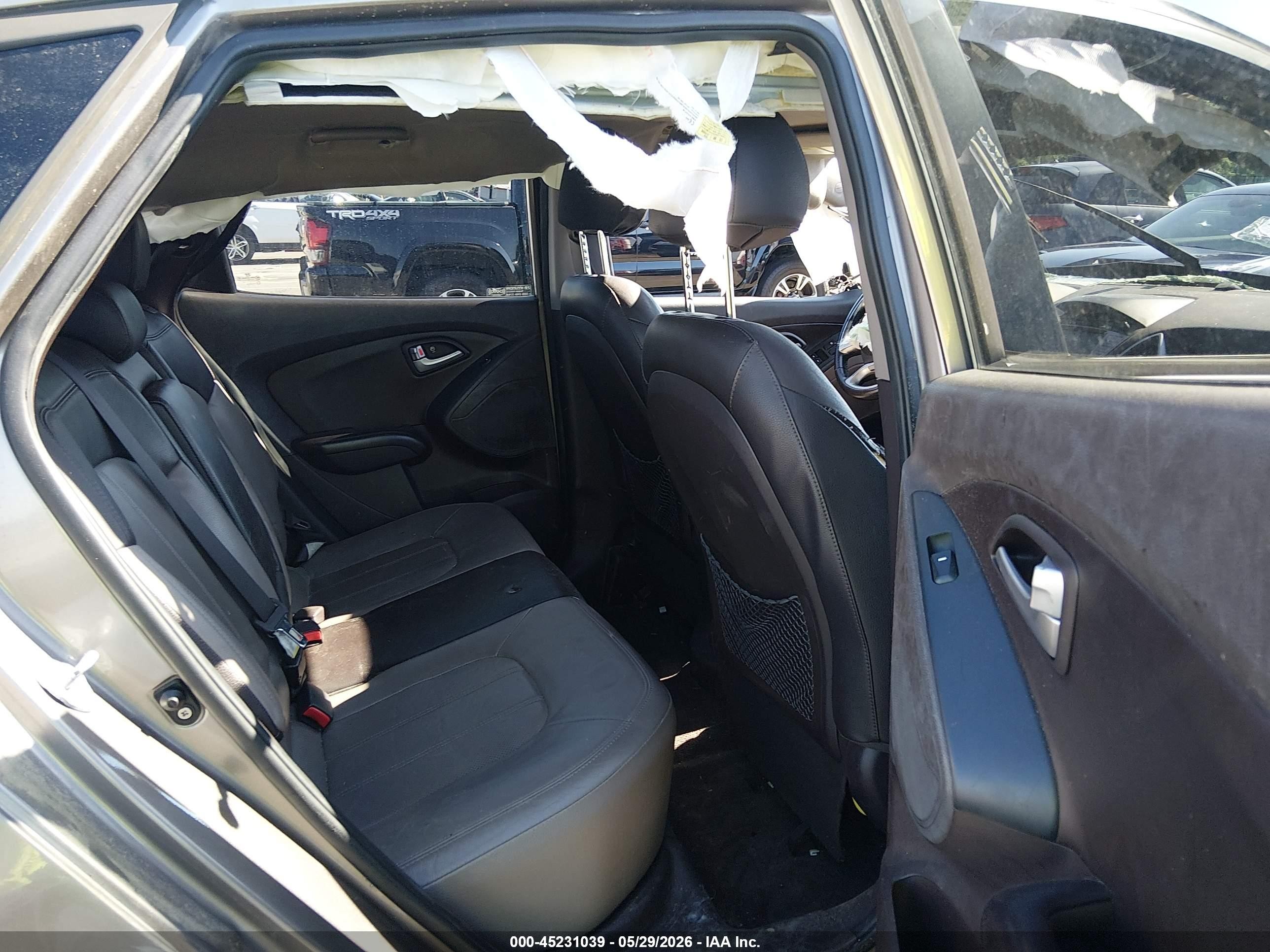 2012 Hyundai Tucson Limited Brown vin: KM8JUCAC8CU538005