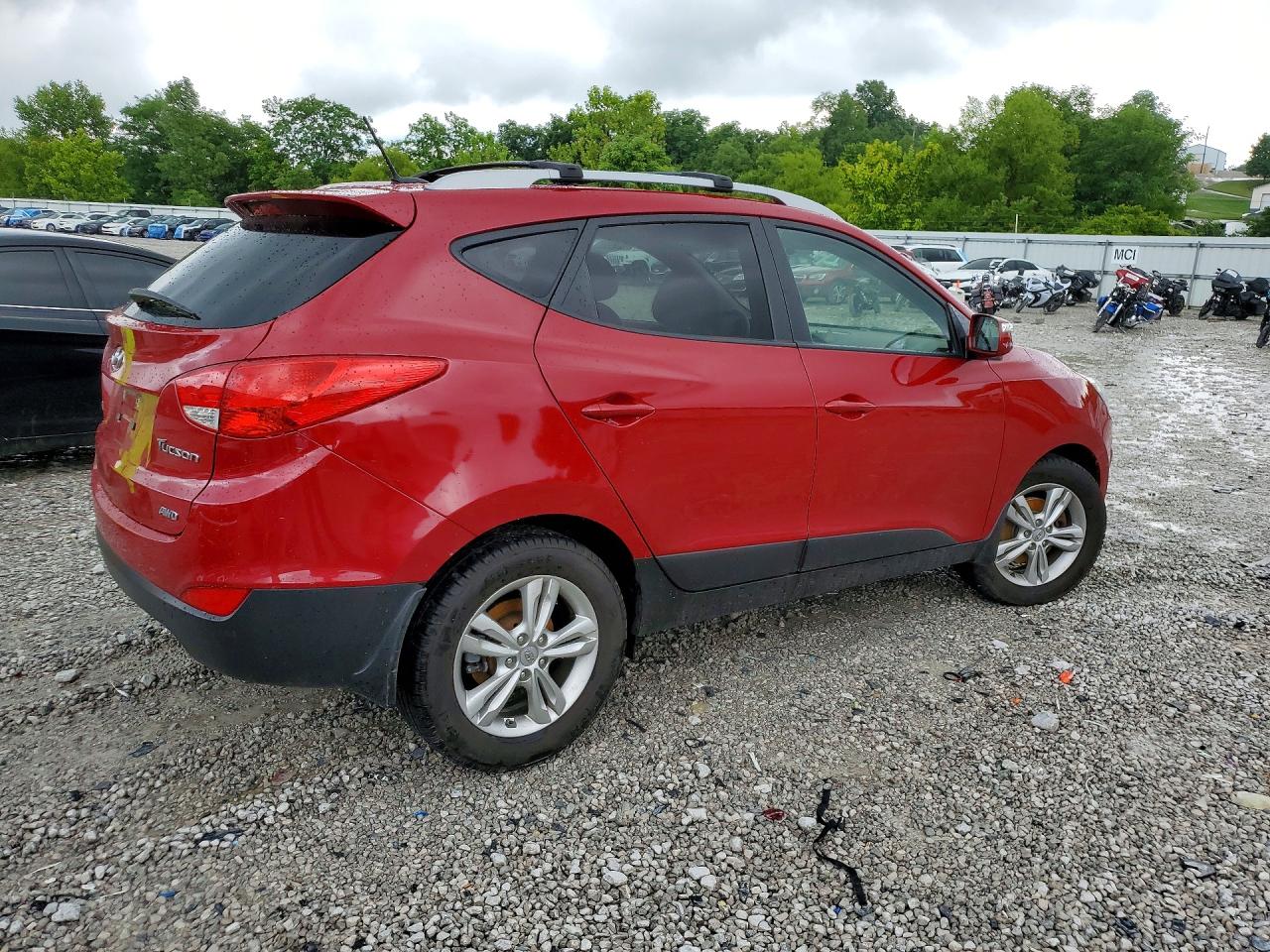 2012 Hyundai Tucson Gls Red vin: KM8JUCAC8CU545102