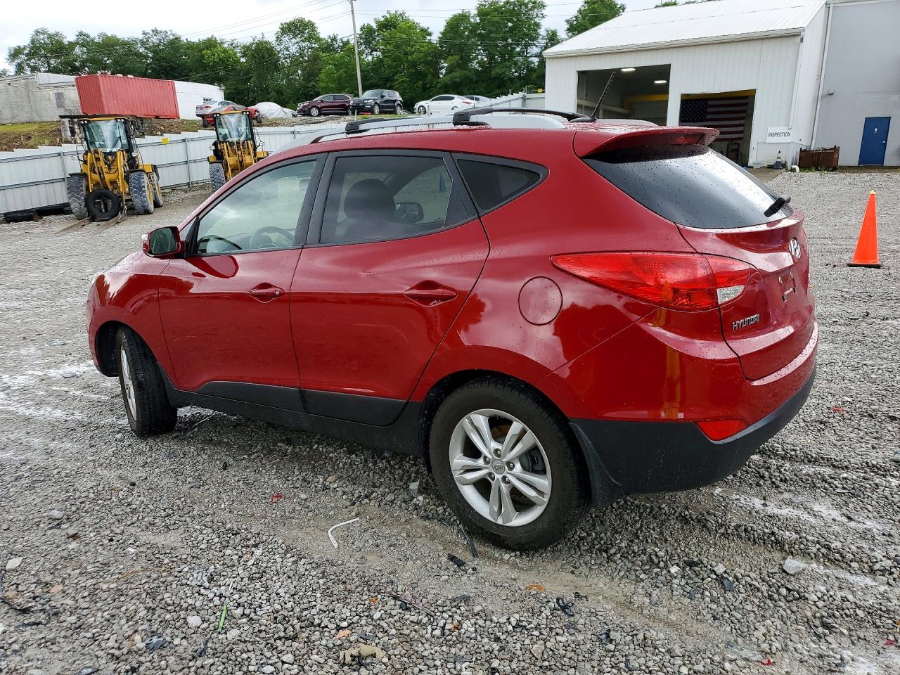 2012 Hyundai Tucson Gls Red vin: KM8JUCAC8CU545102